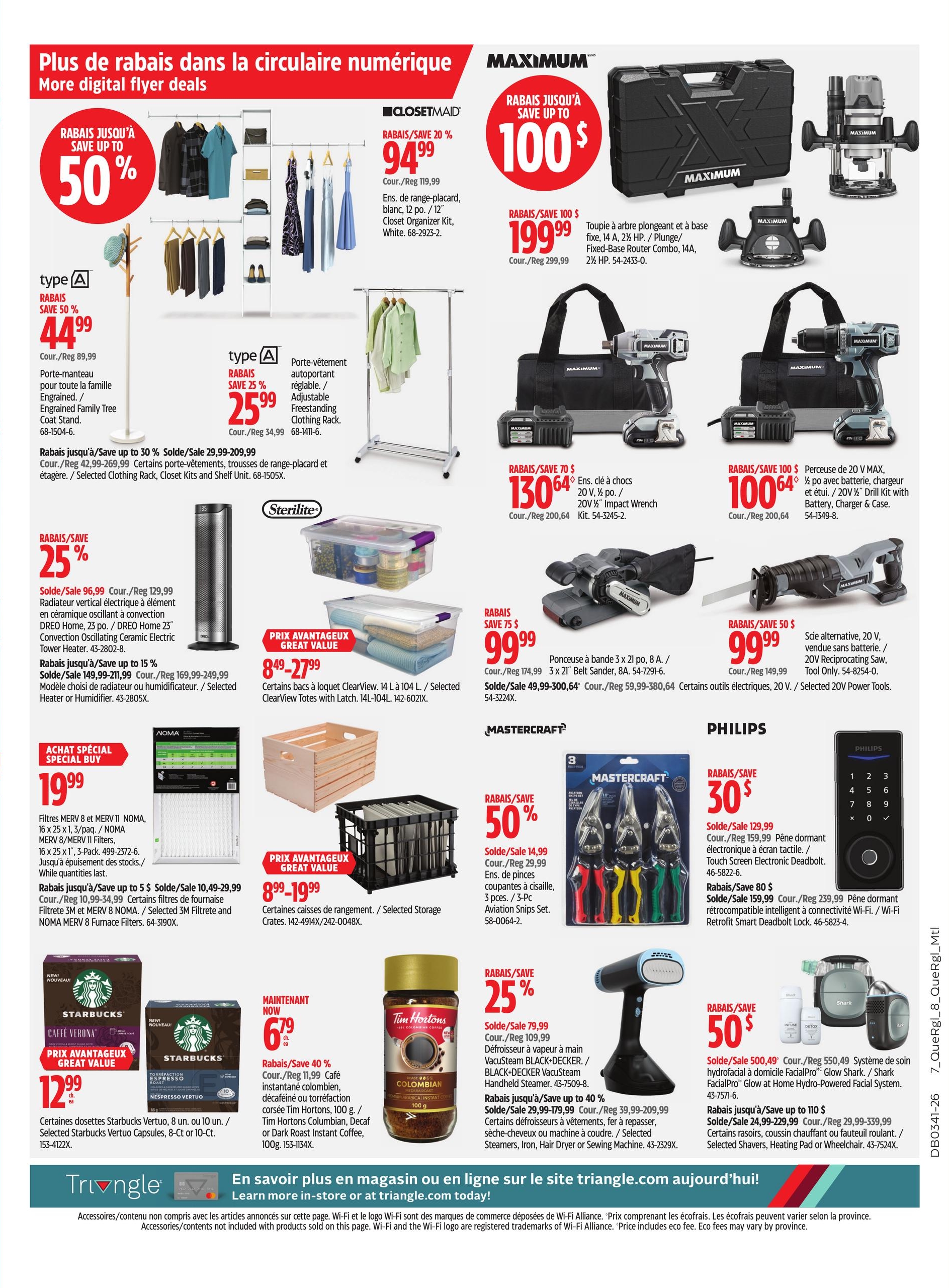 Circulaire Canadian Tire — page 19, du 8 au 14 octobre 2026