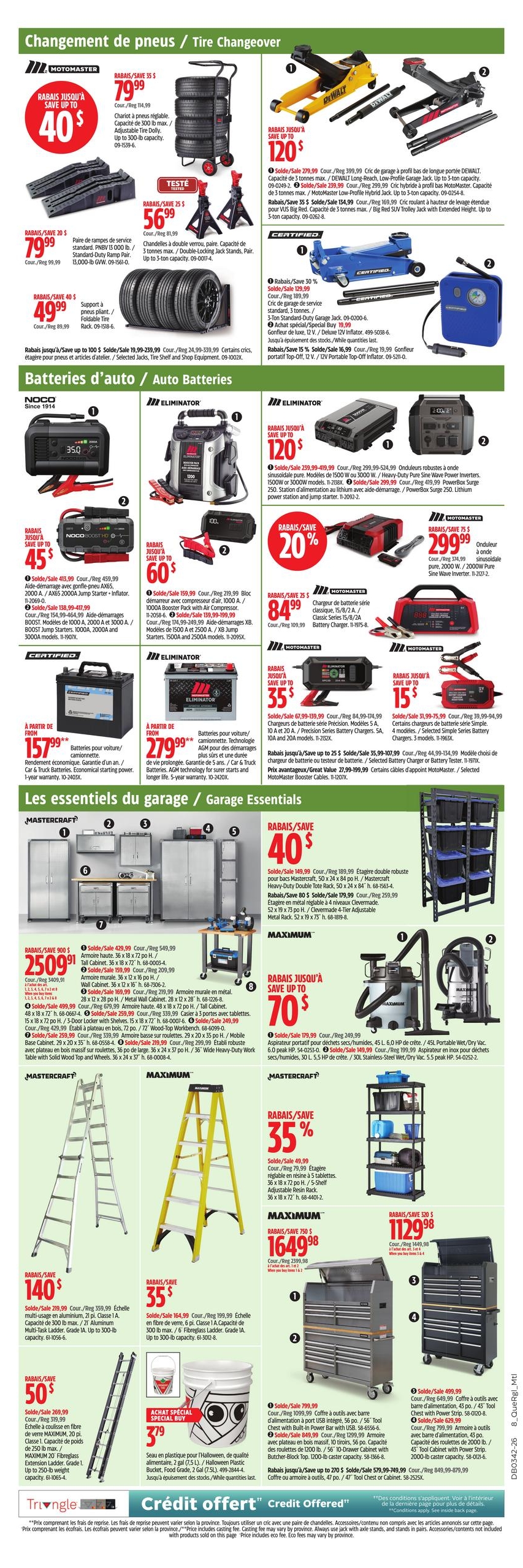 Circulaire Canadian Tire — page 2, du 15 au 21 octobre 2026