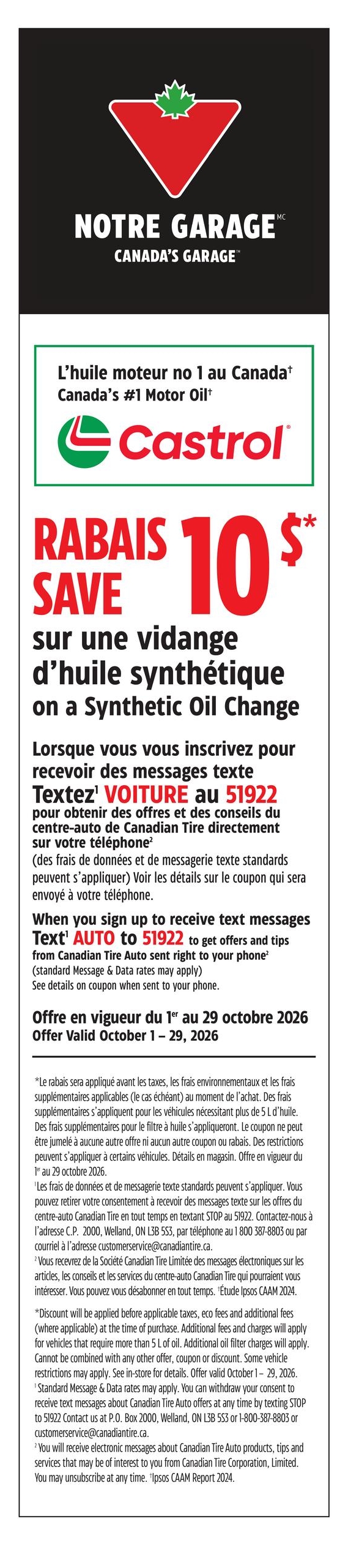 Circulaire Canadian Tire — page 18, du 15 au 21 octobre 2026