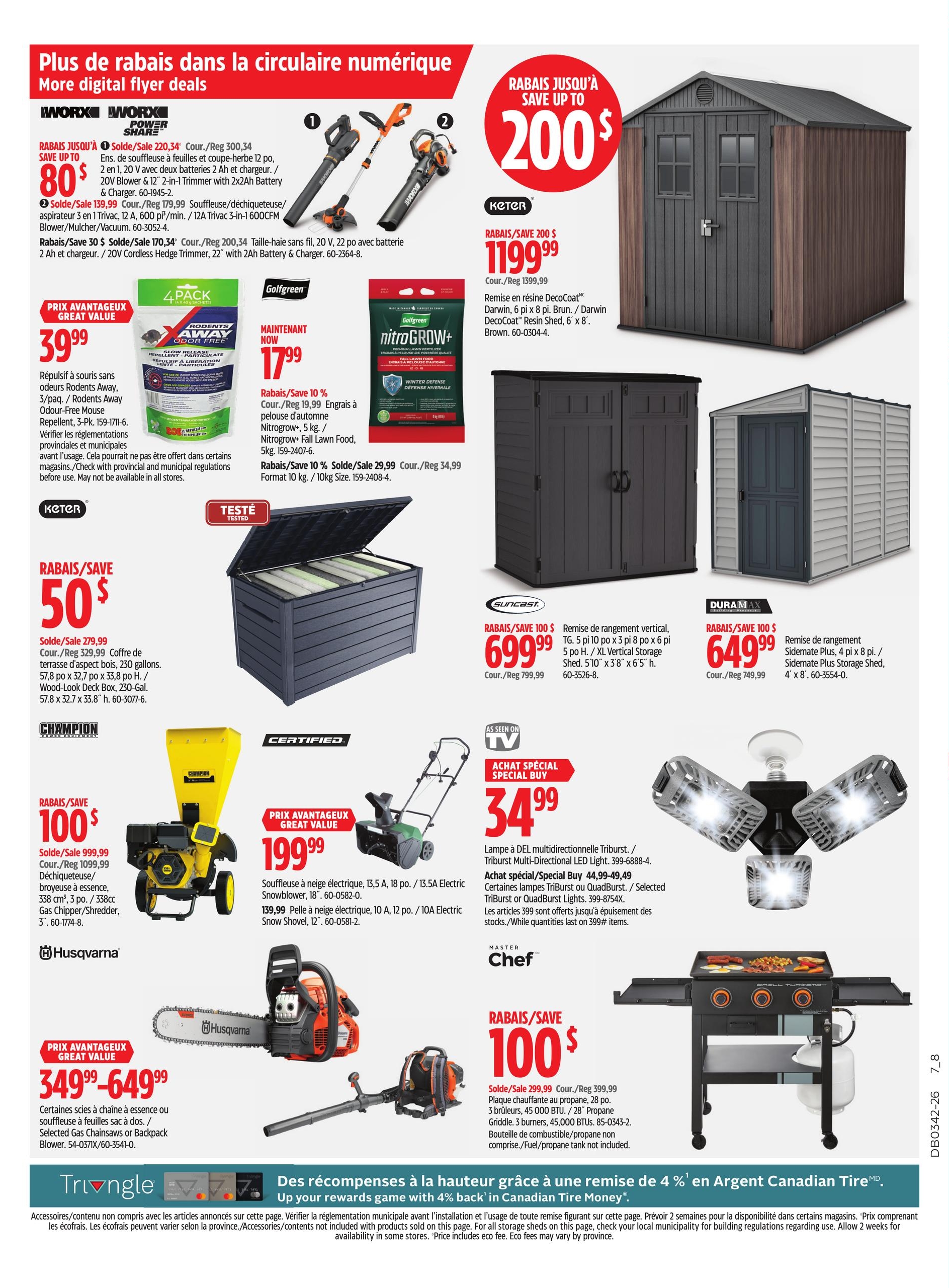 Circulaire Canadian Tire — page 20, du 15 au 21 octobre 2026