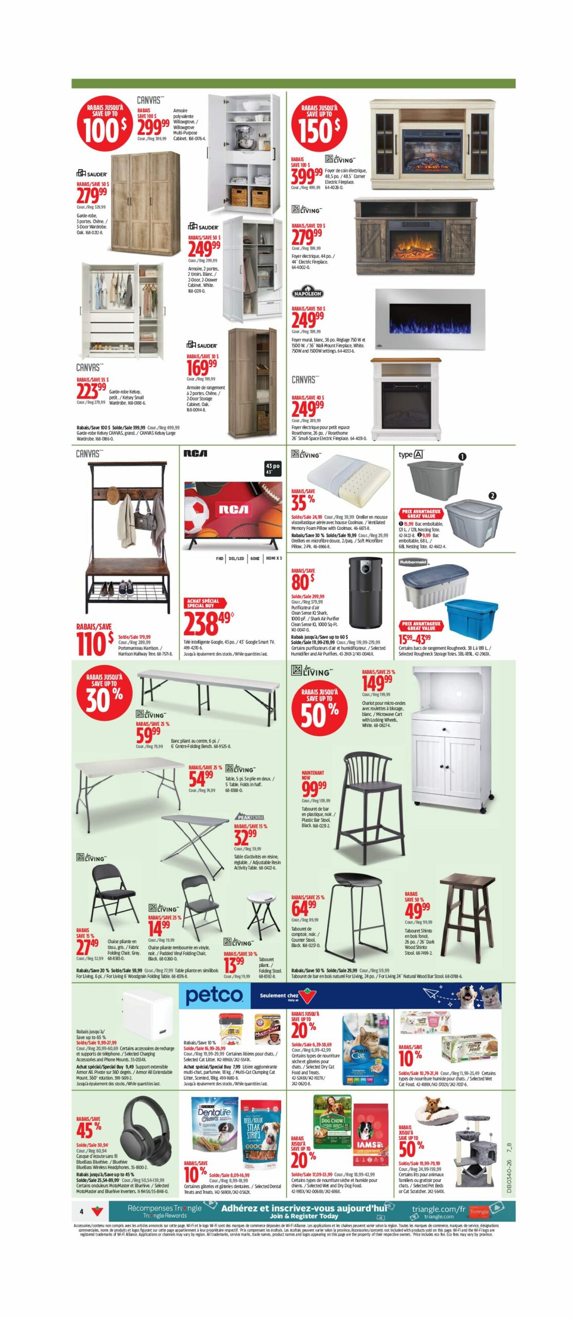 Circulaire Canadian Tire Super Solde — page 4, du 1 au 7 octobre 2026