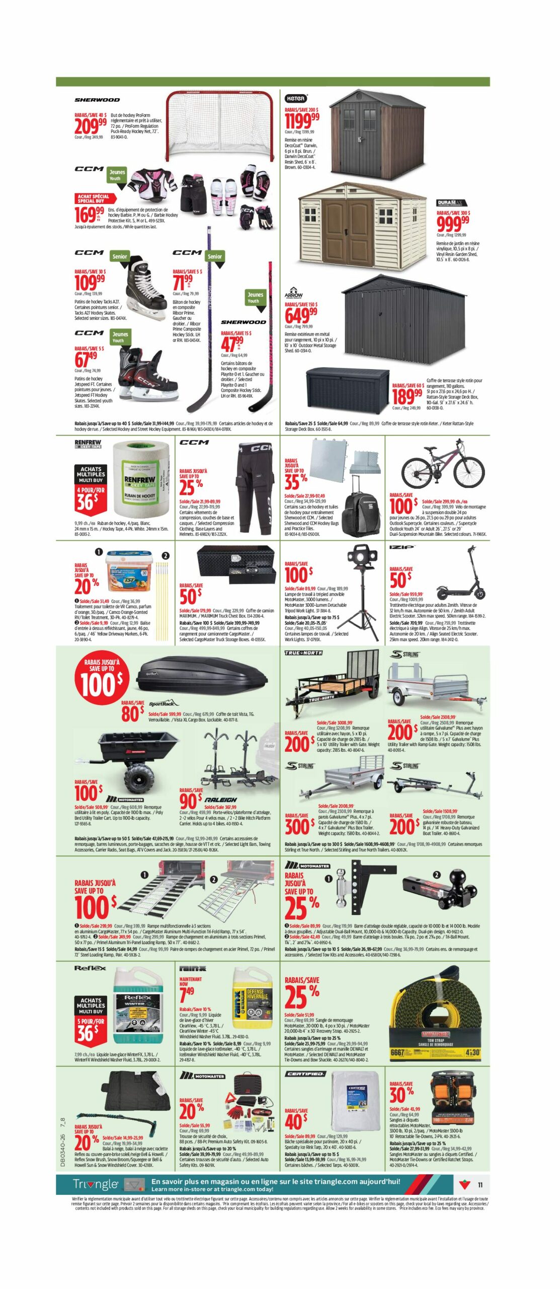 Circulaire Canadian Tire Super Solde — page 11, du 1 au 7 octobre 2026