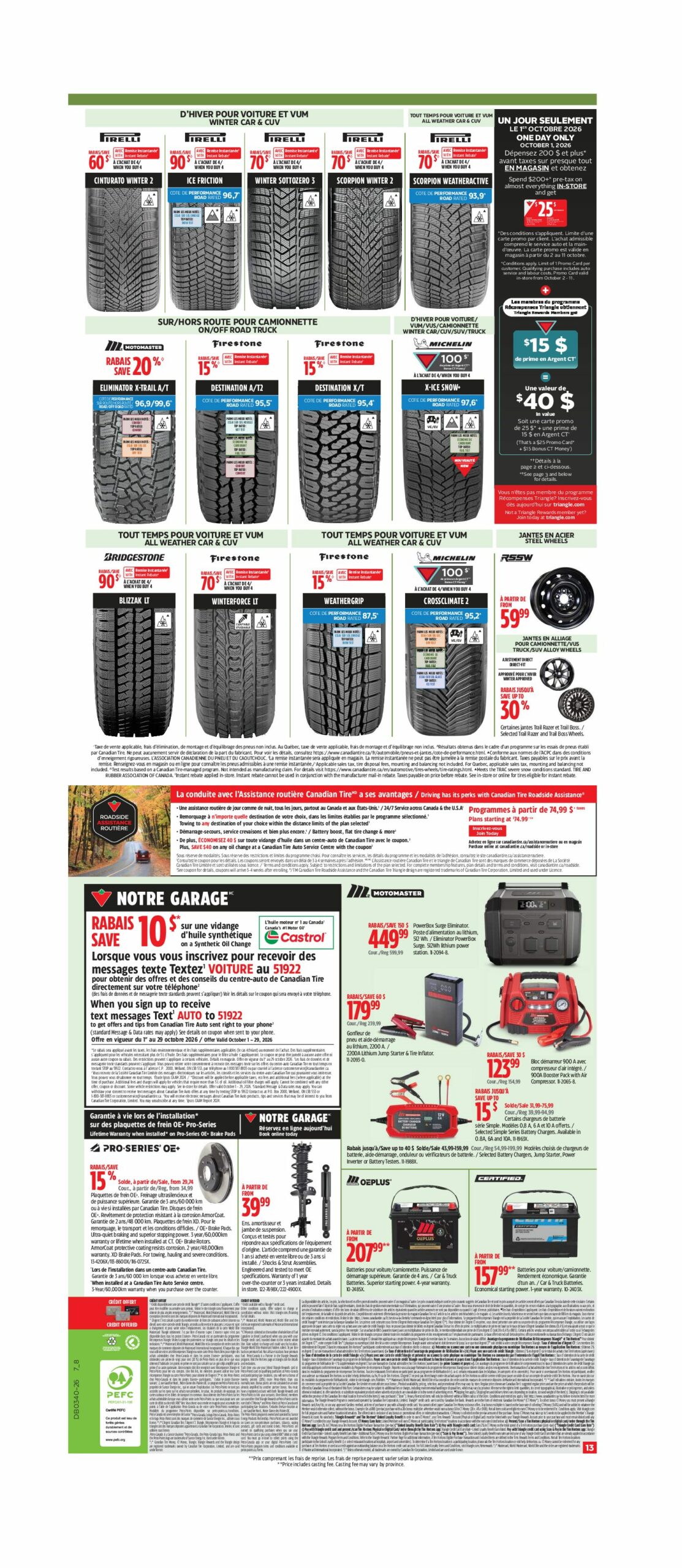 Circulaire Canadian Tire Super Solde — page 13, du 1 au 7 octobre 2026