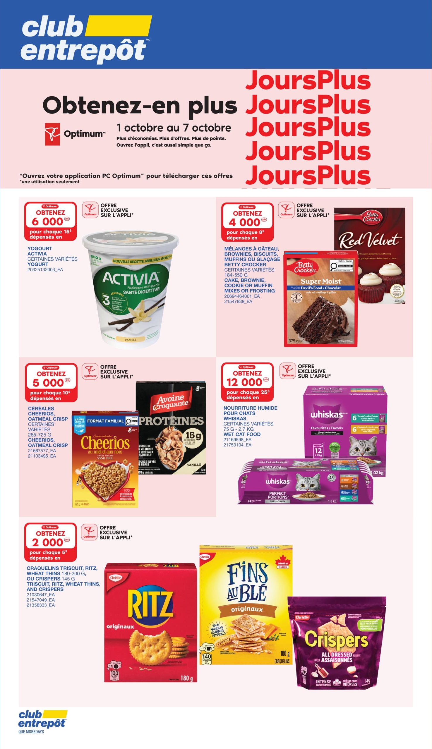 Circulaire Club Entrepôt — page 9, du 1 au 21 octobre 2026