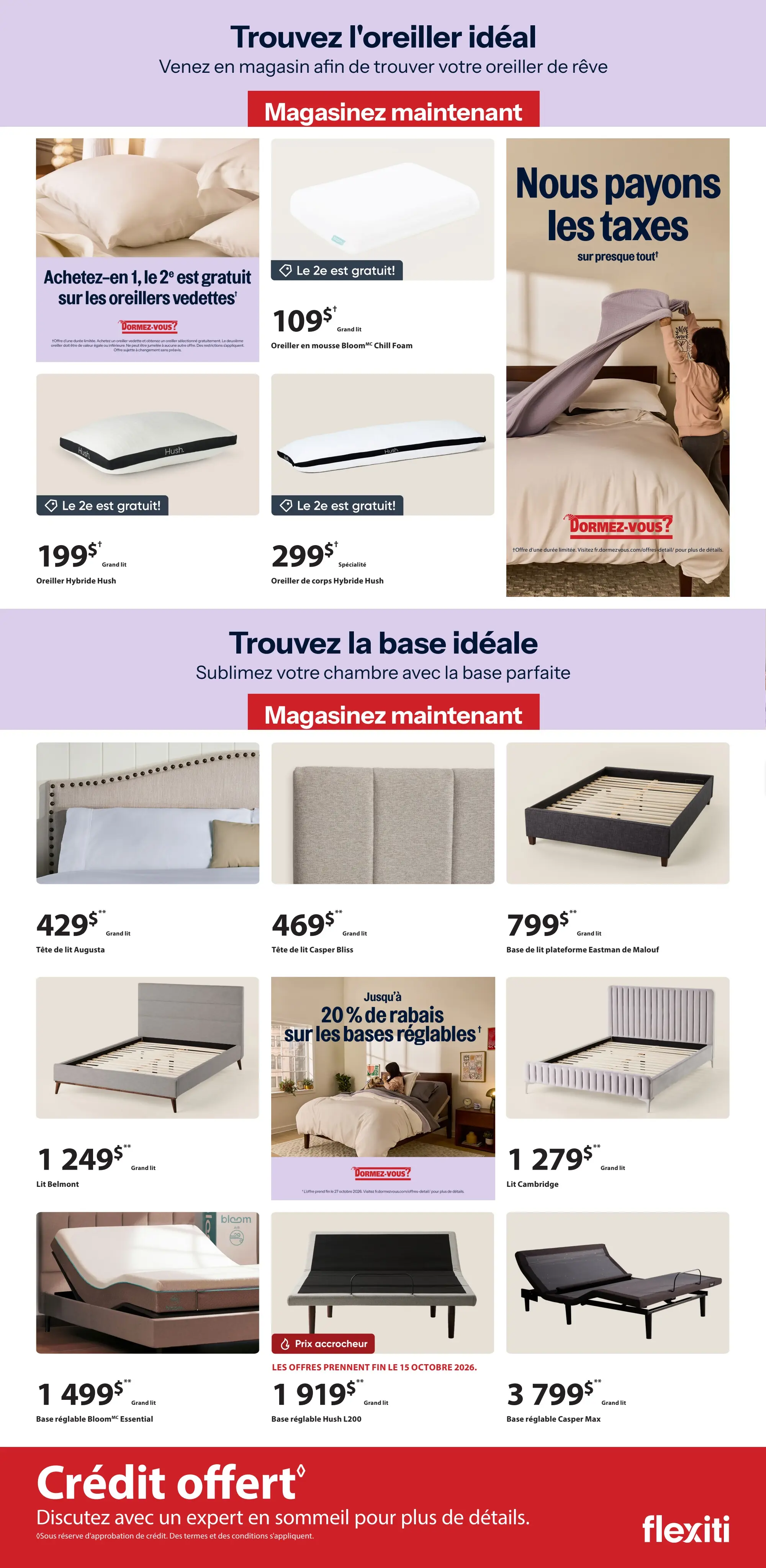 Circulaire Dormez-Vous — page 2, du 30 septembre au 6 octobre 2026