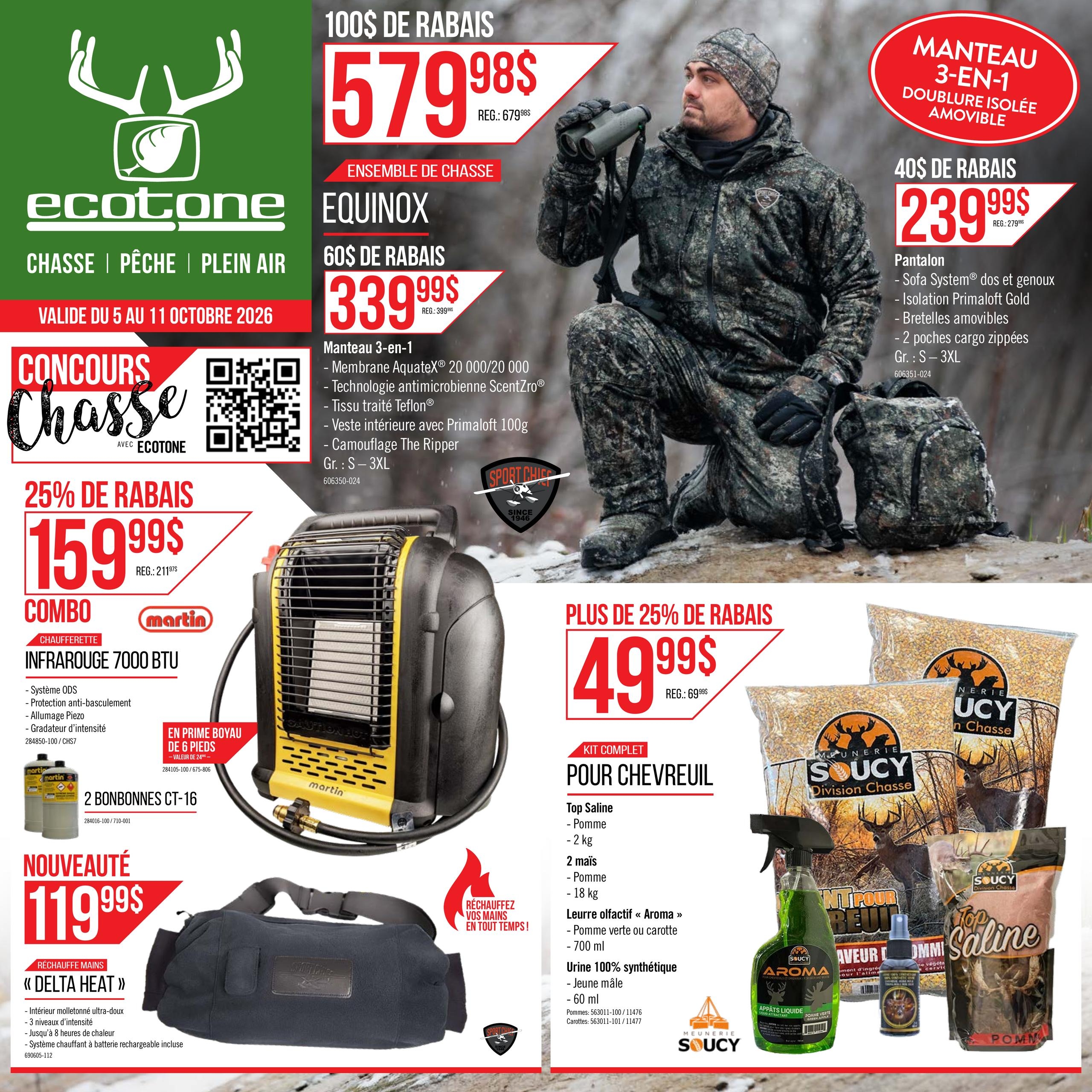 Circulaire Ecotone Lami Sport — page 1, du 5 au 11 octobre 2026