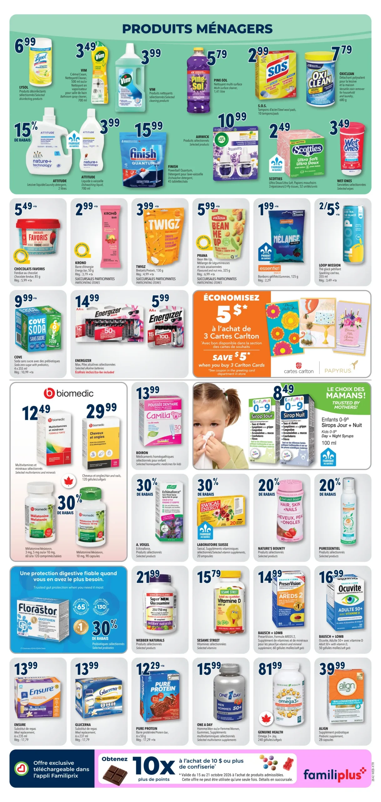 Circulaire Familiprix Extra — page 7, du 15 au 21 octobre 2026