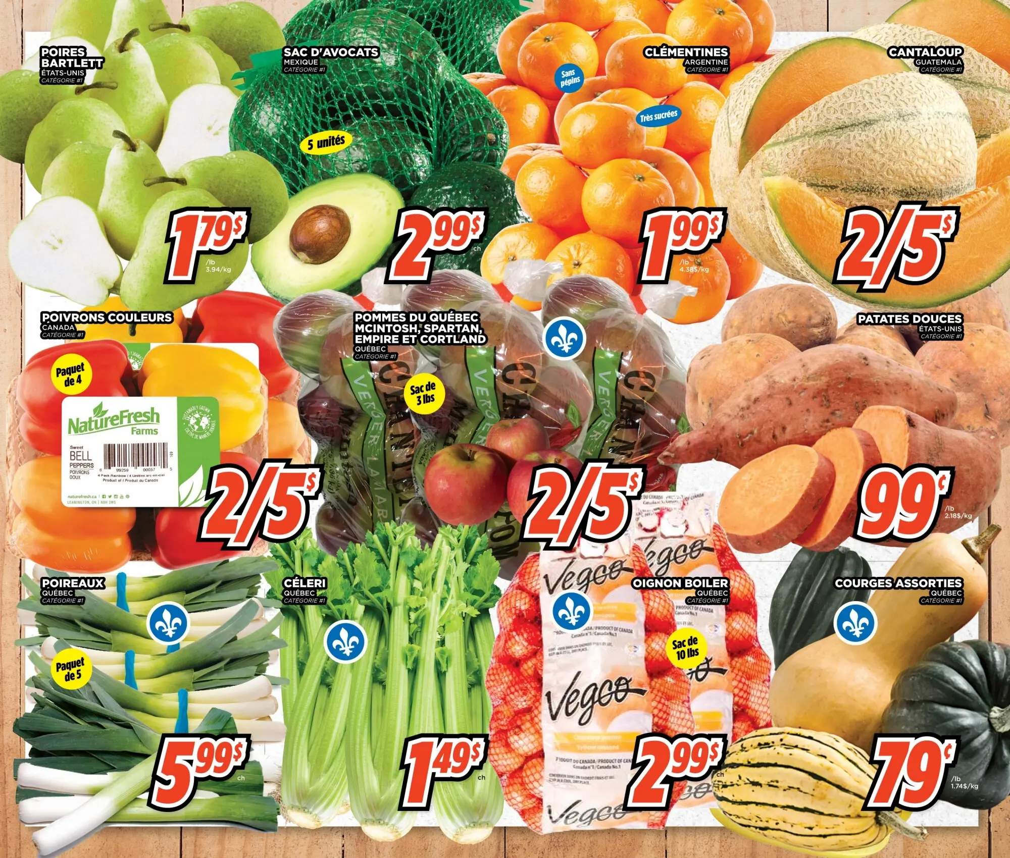 Circulaire Fruiterie Potager St-Eustache / Blainville Saint Eustache Blainville — page 2, du 15 au 21 octobre 2026