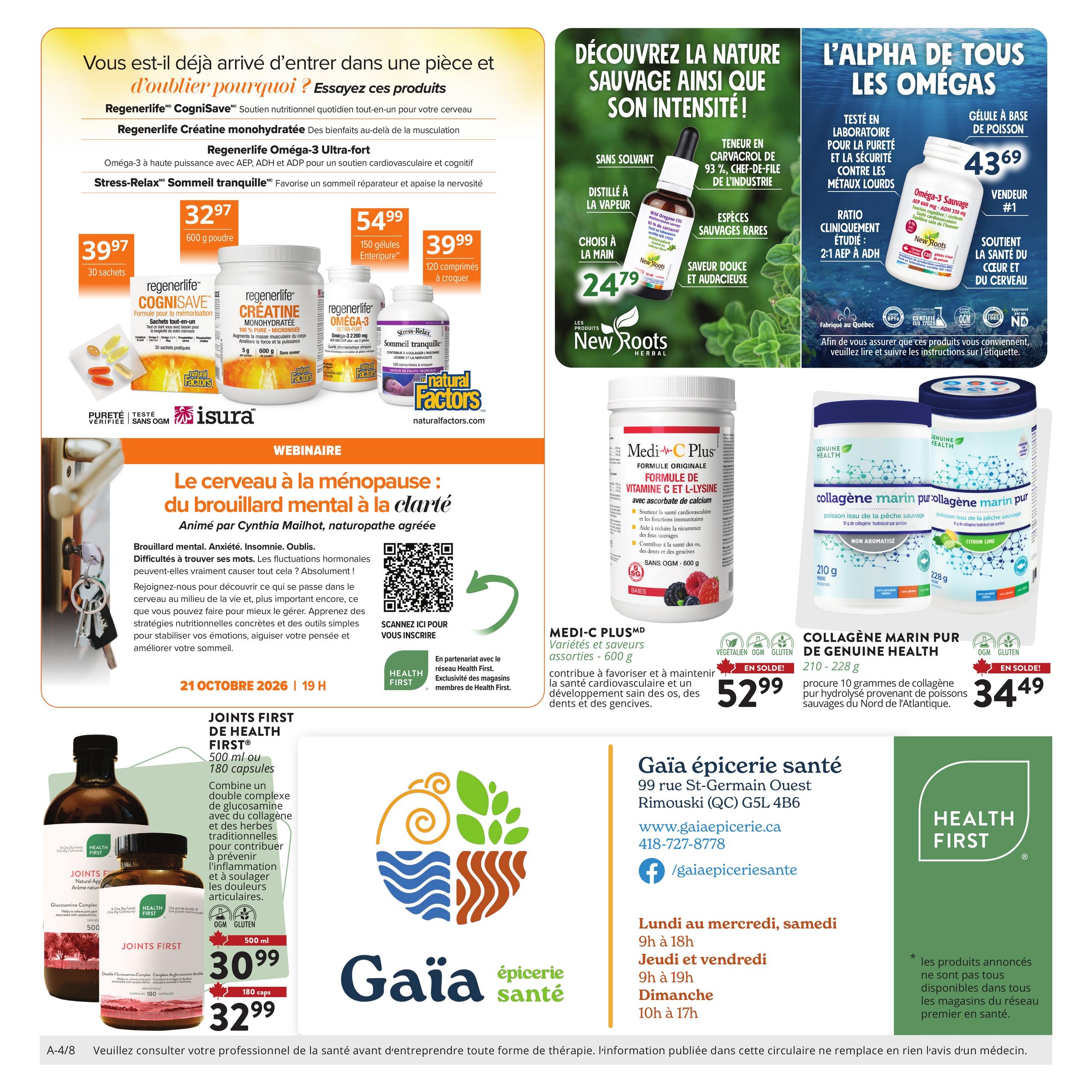 Circulaire Gaia Épicerie Santé — page 8, du 2 au 17 octobre 2026