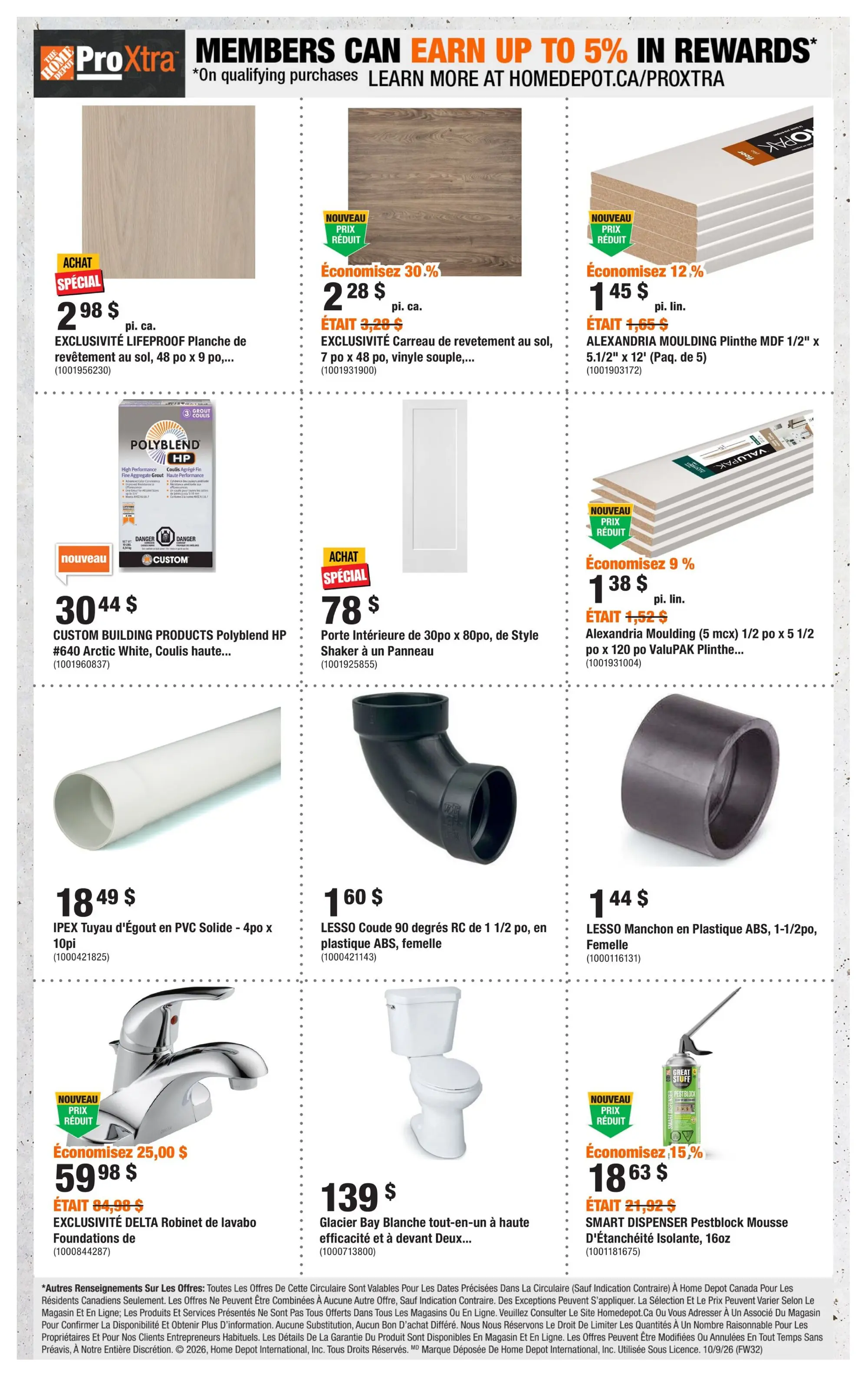 Circulaire Home Depot — page 8, du 10 au 23 septembre 2026