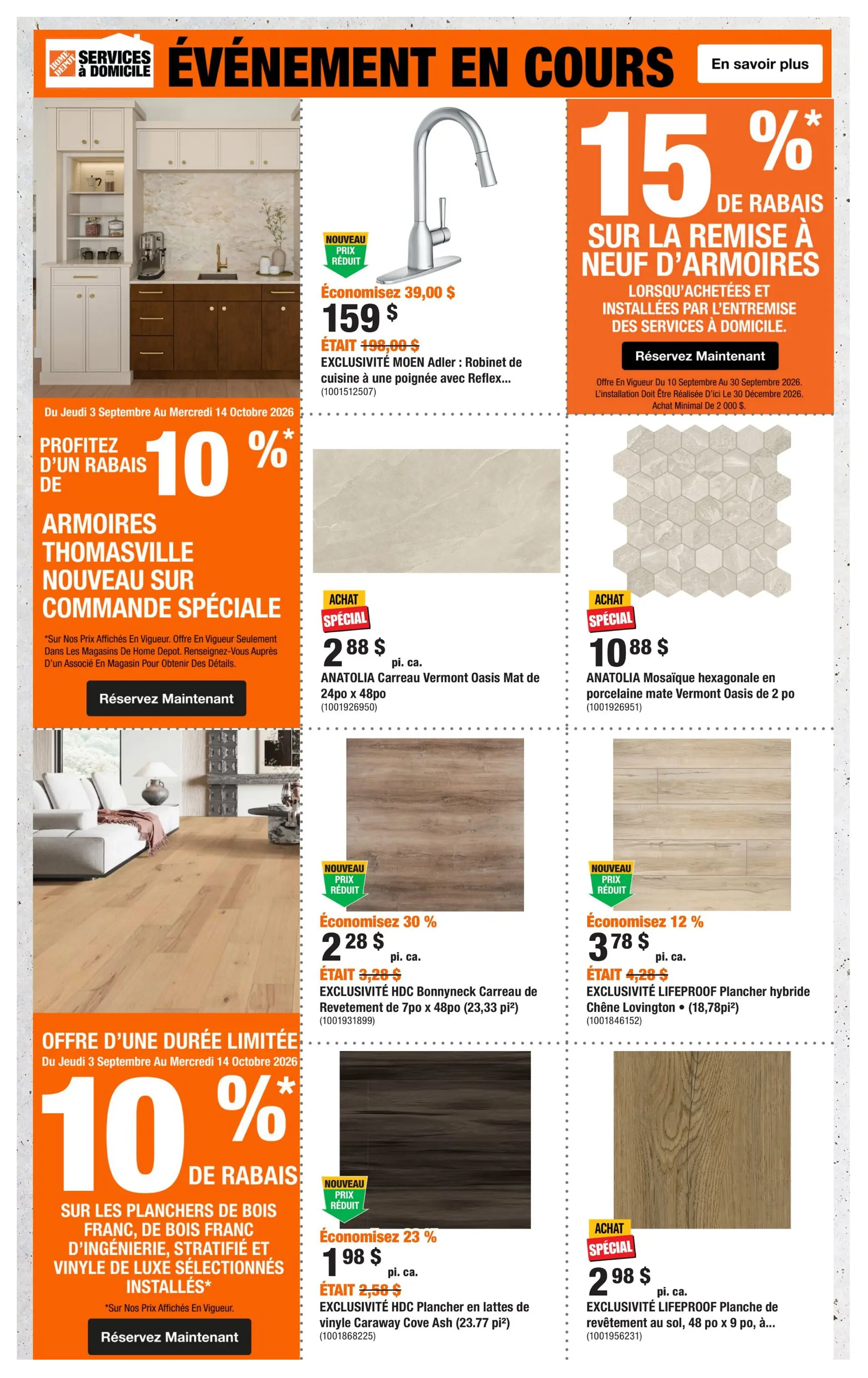 Circulaire Home Depot — page 4, du 17 au 23 septembre 2026