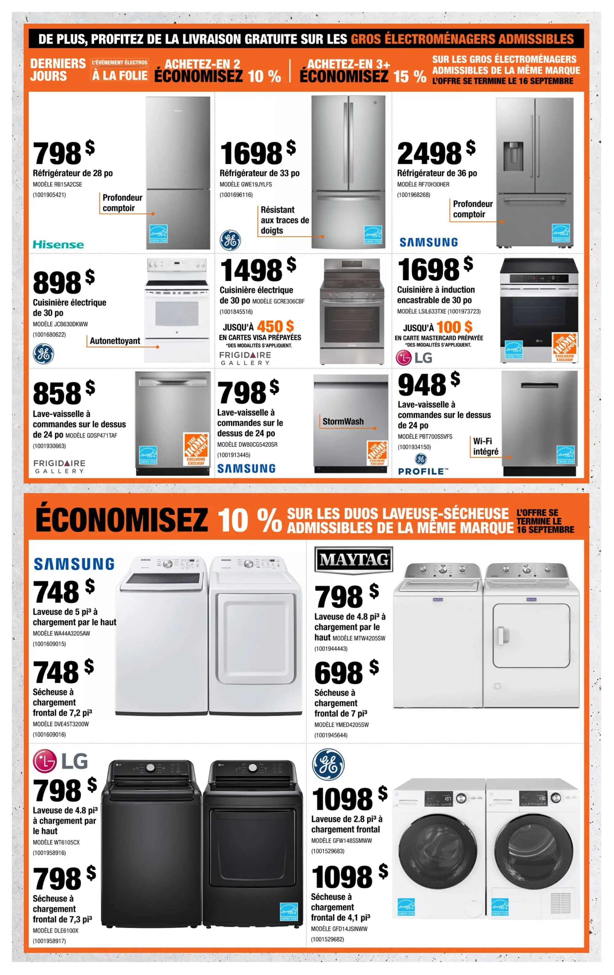 Circulaire Home Depot — page 7, du 17 au 23 septembre 2026