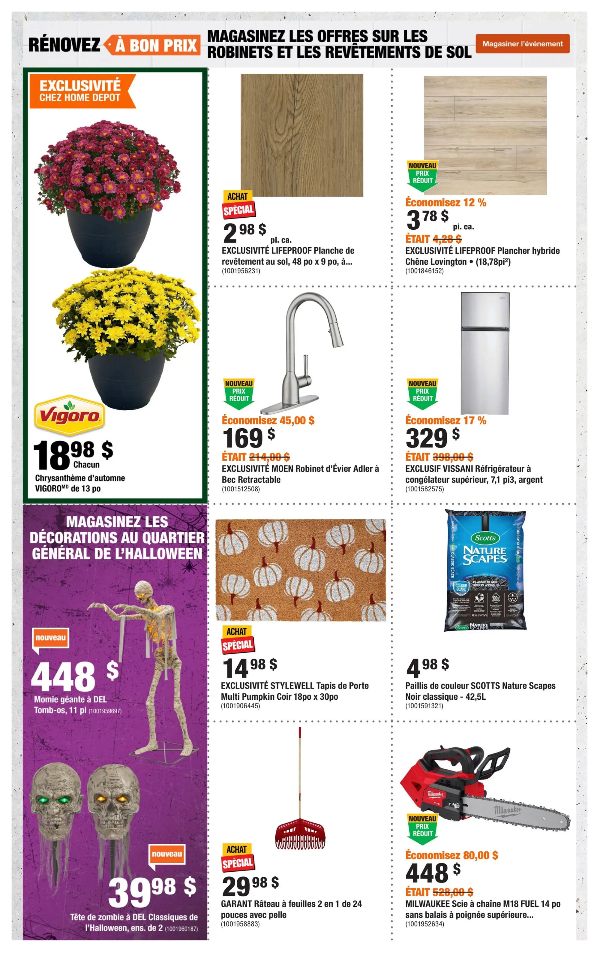 Circulaire Home Depot — page 2, du 24 septembre au 7 octobre 2026