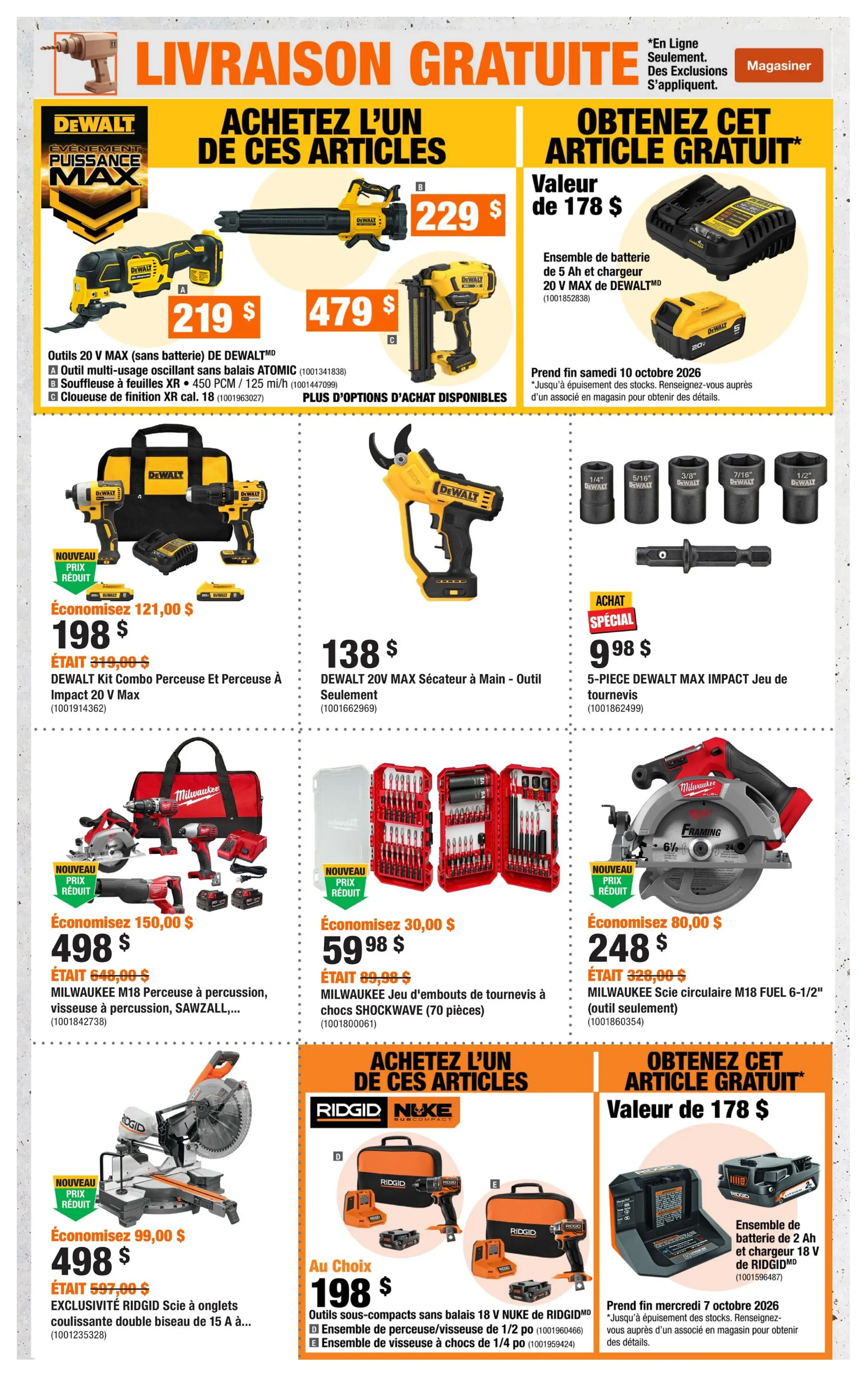Circulaire Home Depot — page 3, du 24 septembre au 7 octobre 2026