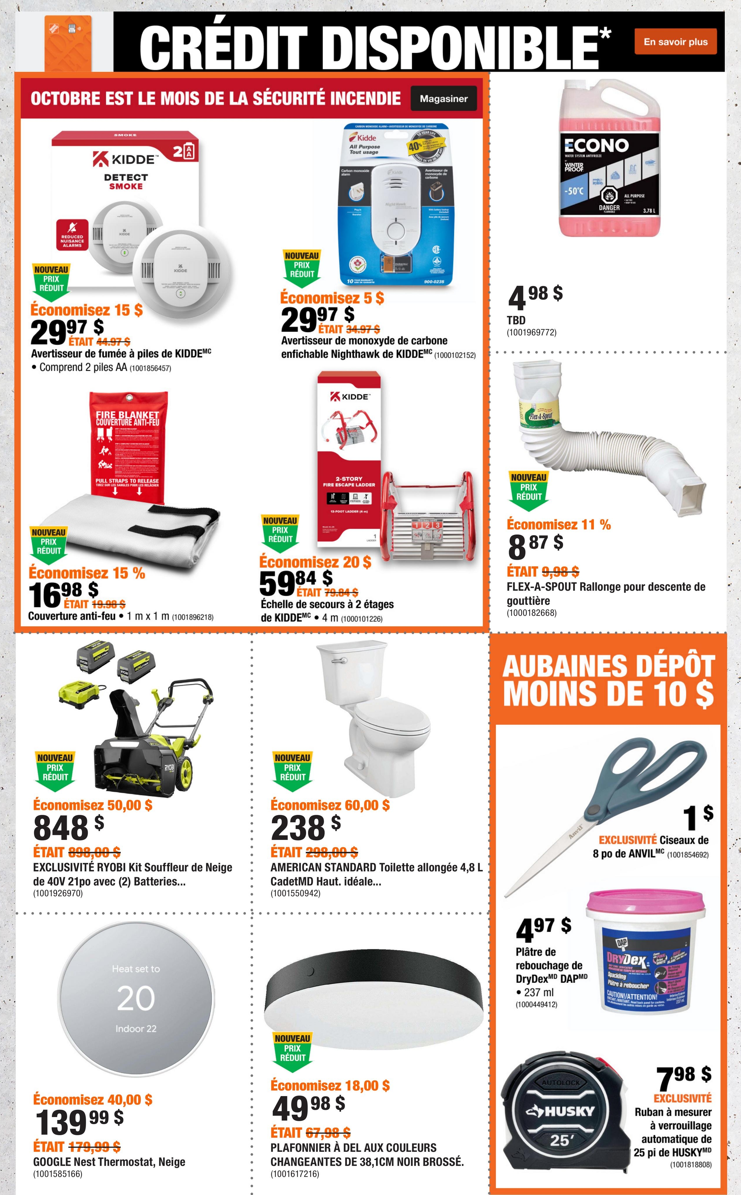 Circulaire Home Depot — page 2, du 8 au 21 octobre 2026