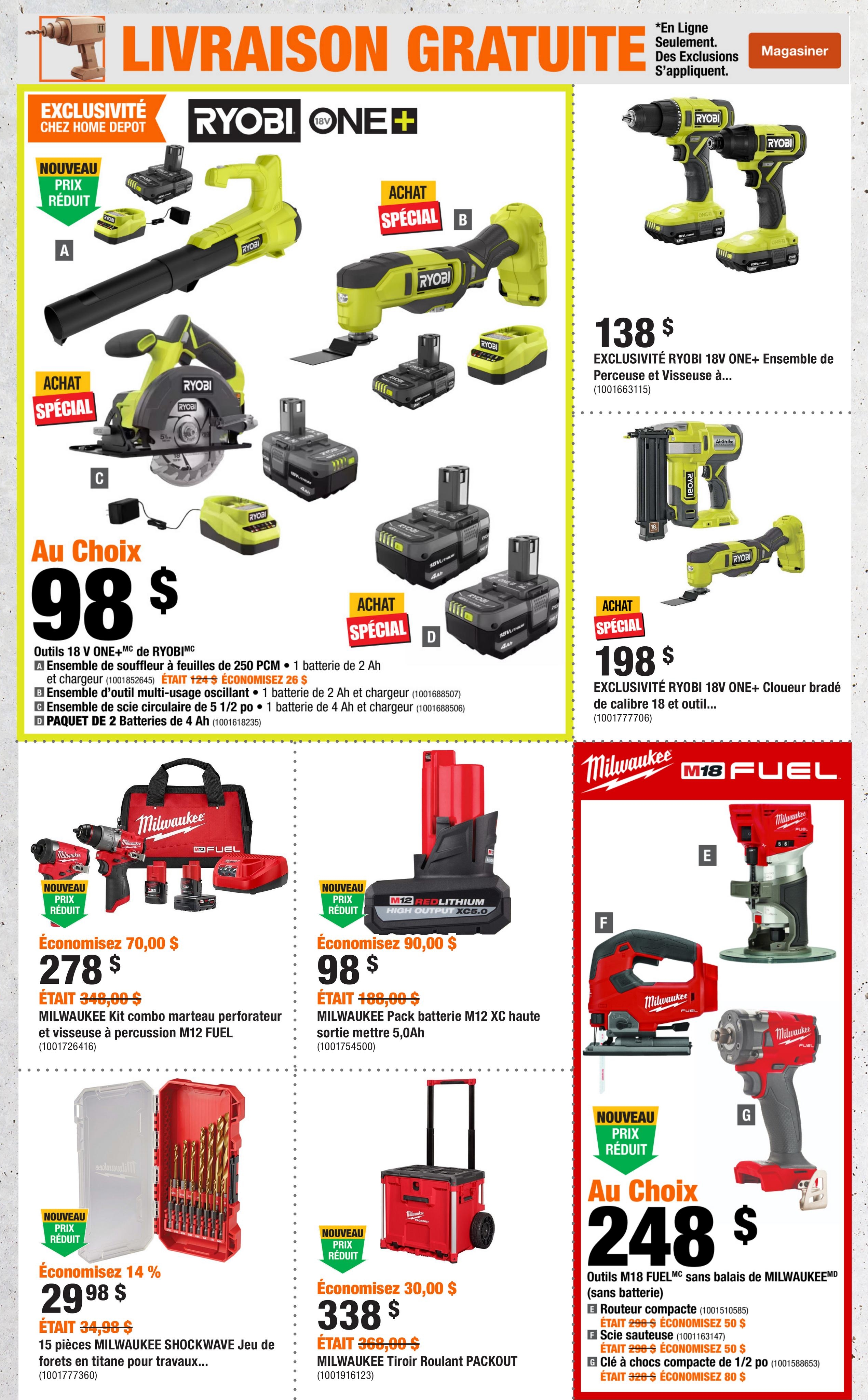 Circulaire Home Depot — page 3, du 8 au 21 octobre 2026