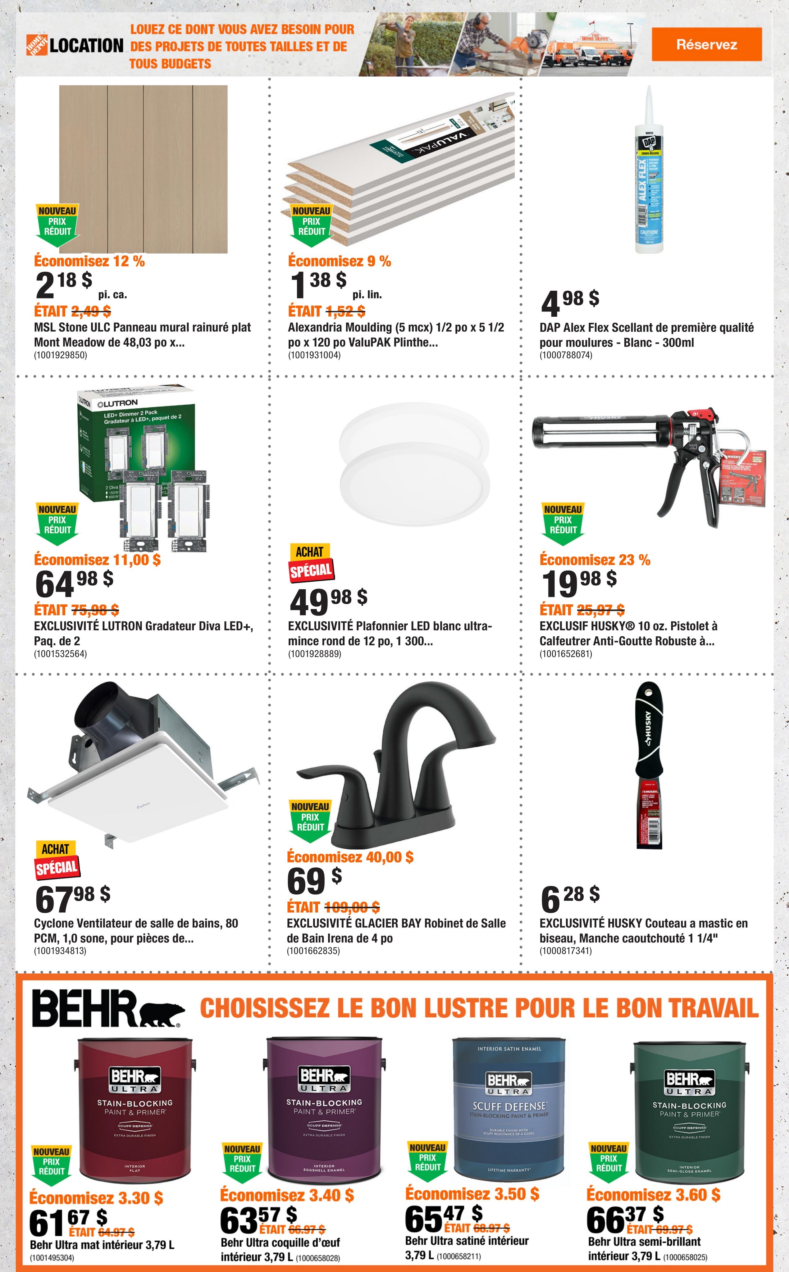Circulaire Home Depot — page 5, du 8 au 21 octobre 2026