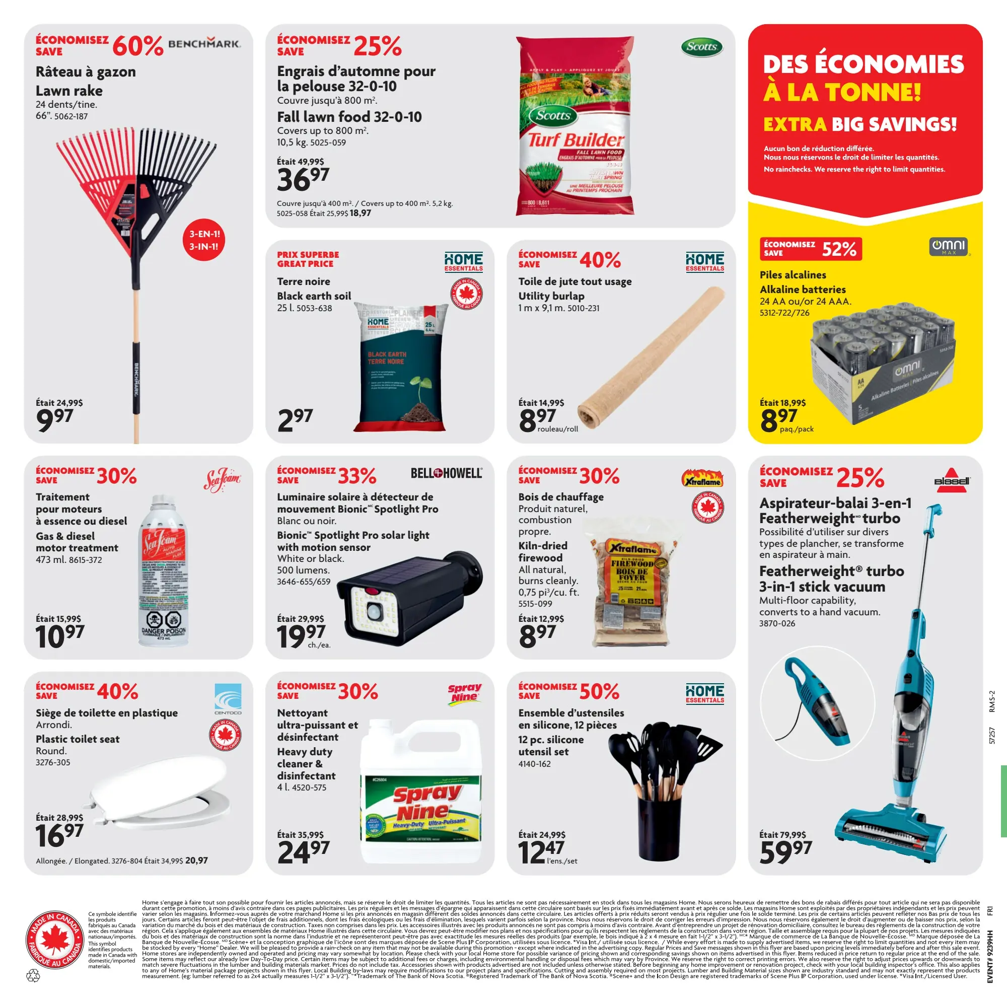Circulaire Home Hardware — page 2, du 24 septembre au 7 octobre 2026