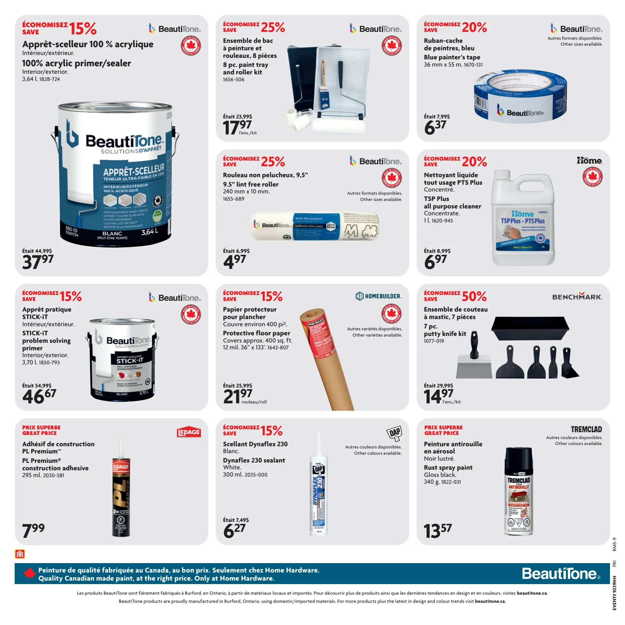 Circulaire Home Hardware — page 17, du 24 septembre au 7 octobre 2026