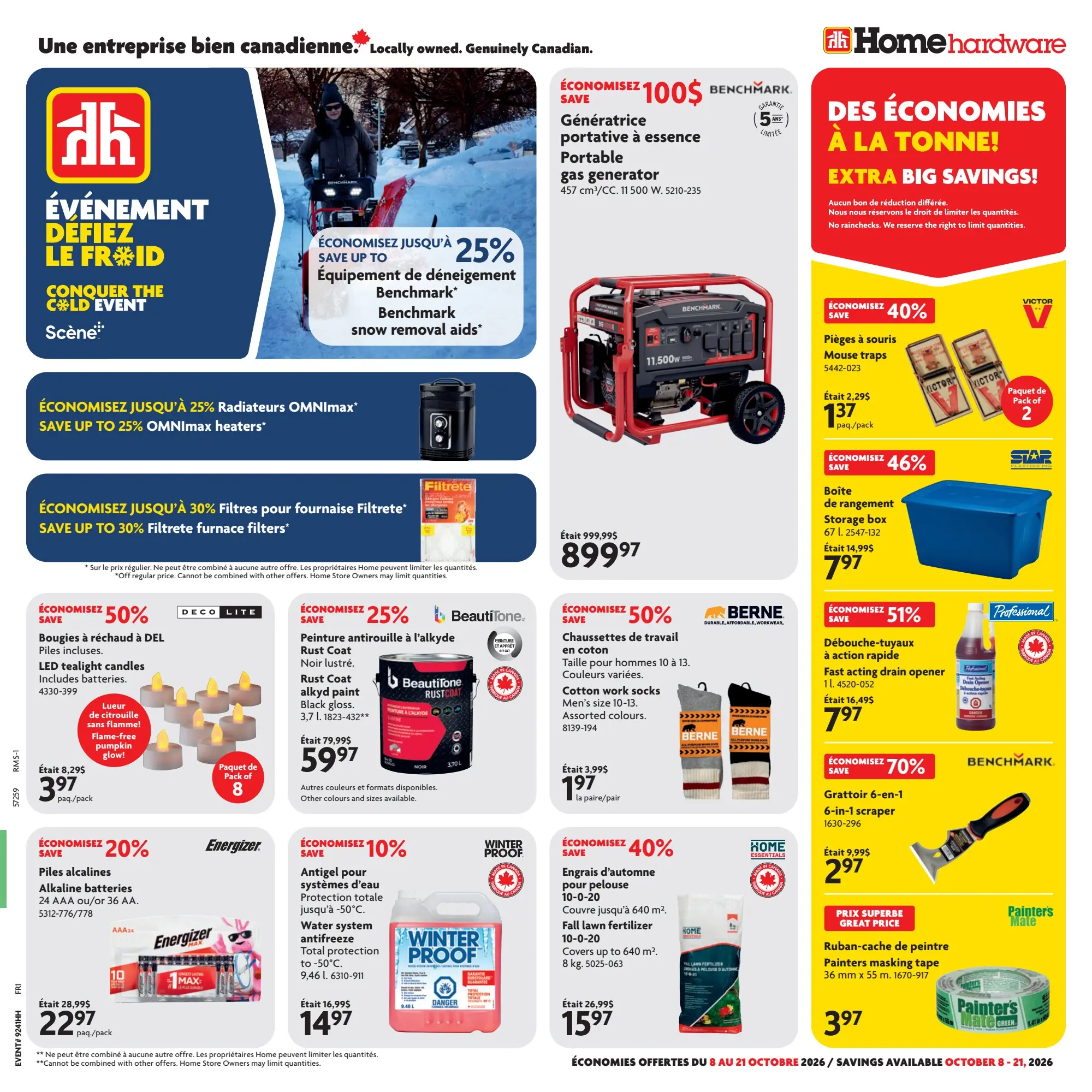 Circulaire Home Hardware — page 2, du 8 au 21 octobre 2026