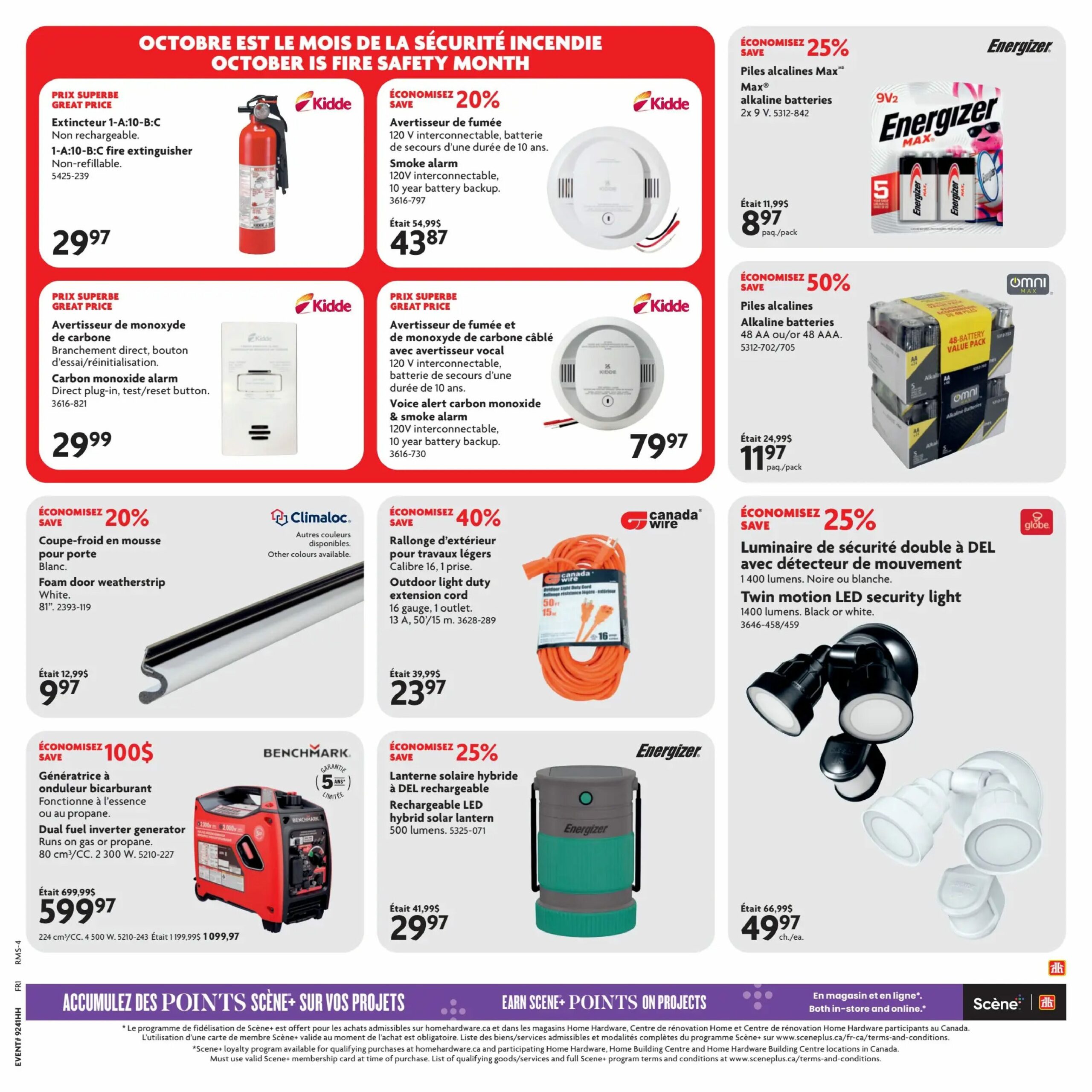 Circulaire Home Hardware — page 11, du 8 au 21 octobre 2026
