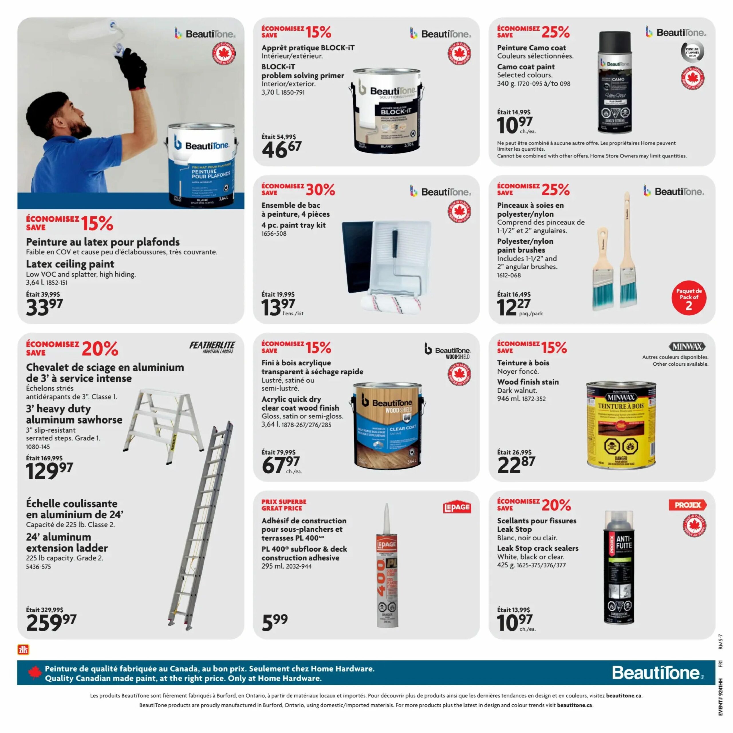 Circulaire Home Hardware — page 19, du 8 au 21 octobre 2026