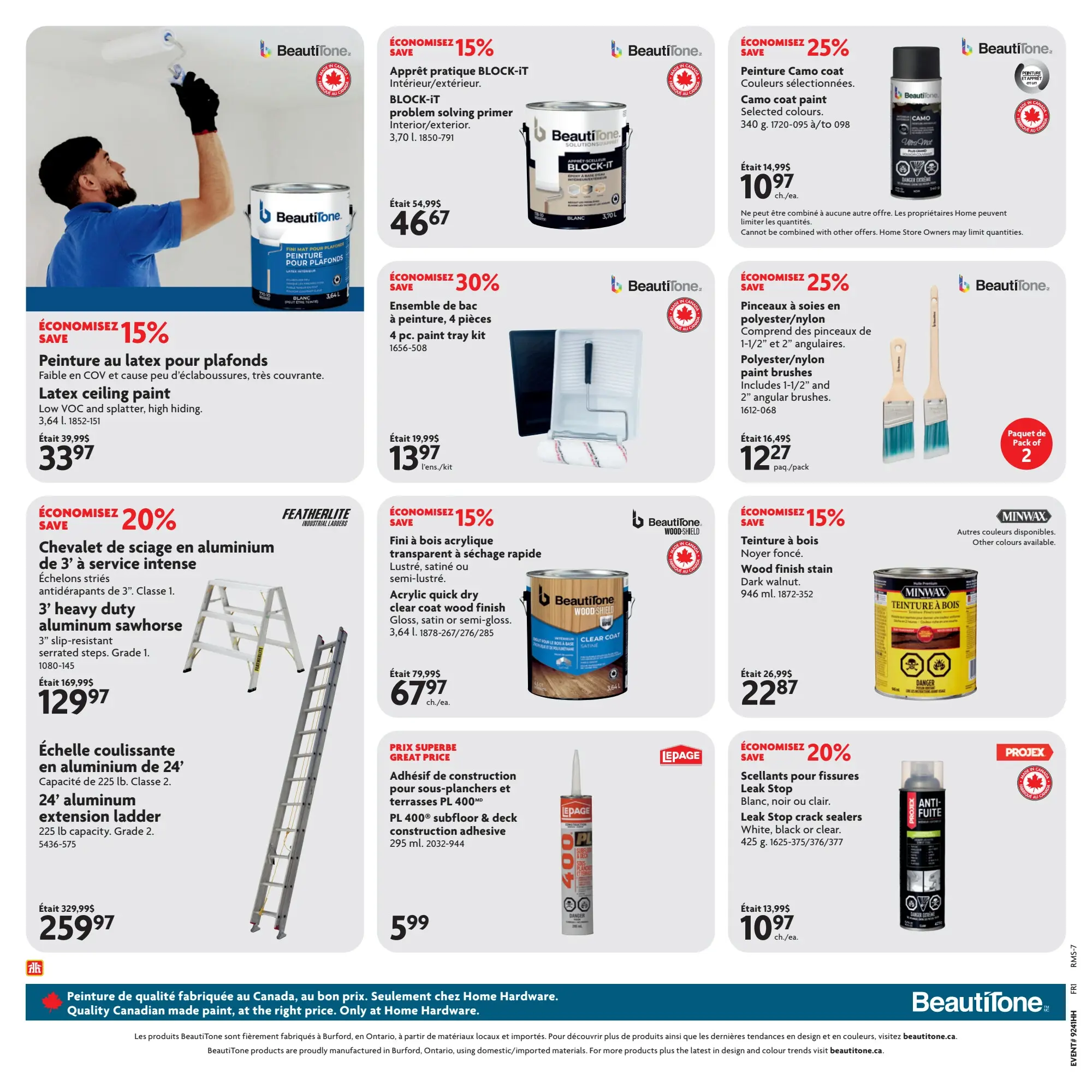 Circulaire Home Hardware — page 20, du 8 au 21 octobre 2026