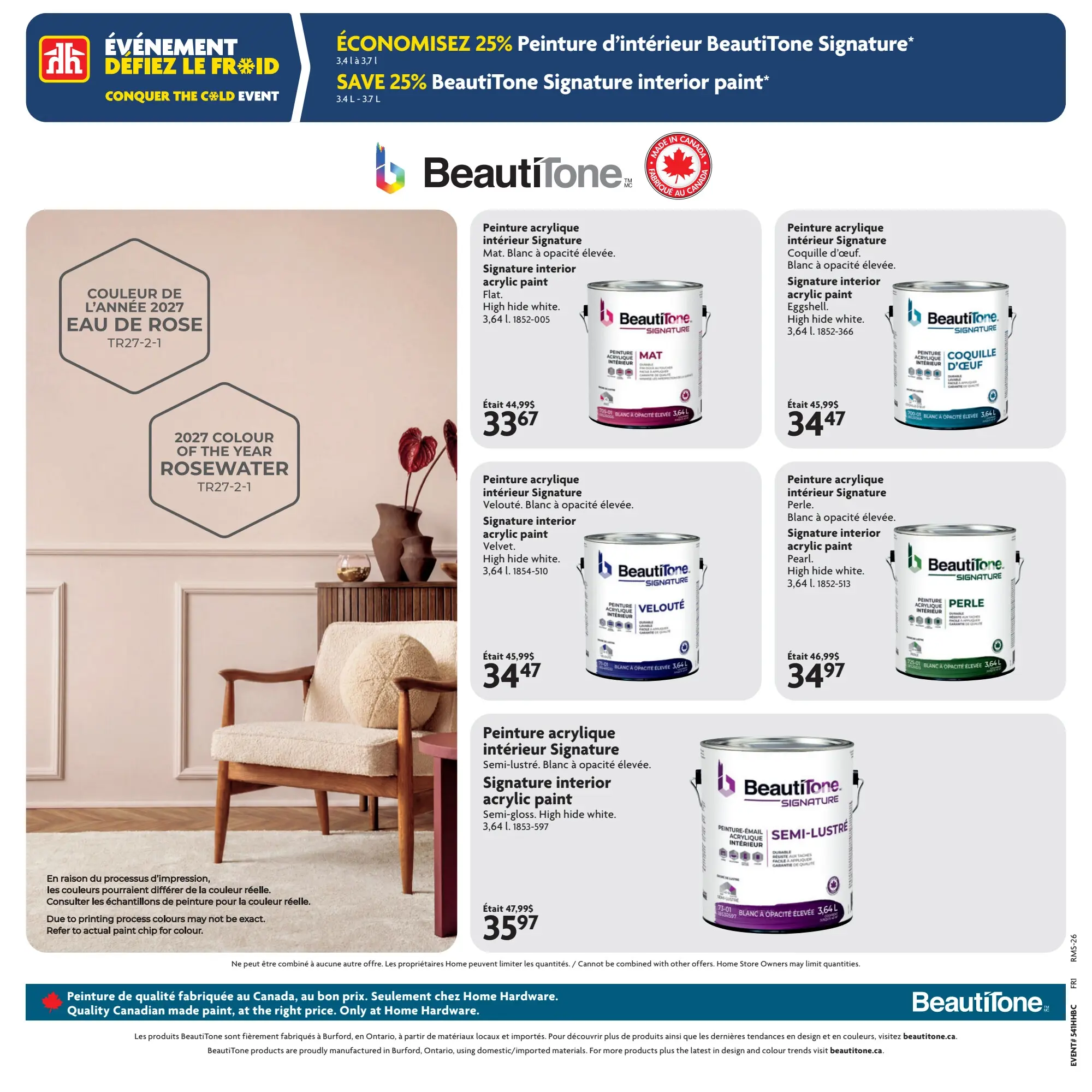 Circulaire Home Hardware — page 22, du 8 au 21 octobre 2026