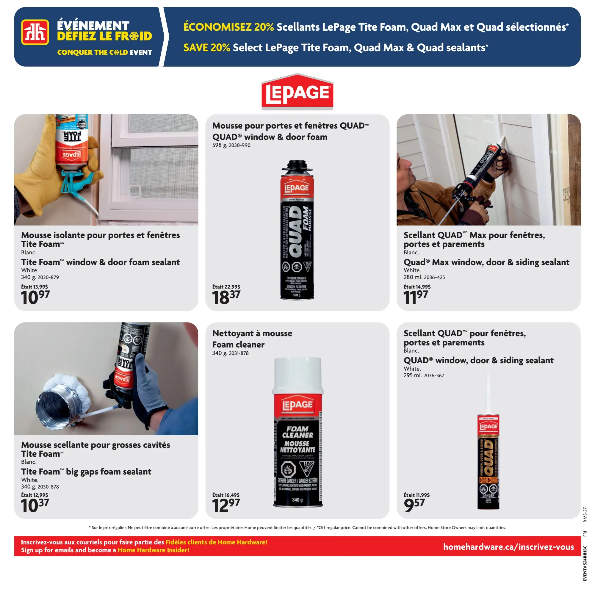 Circulaire Home Hardware — page 24, du 8 au 21 octobre 2026
