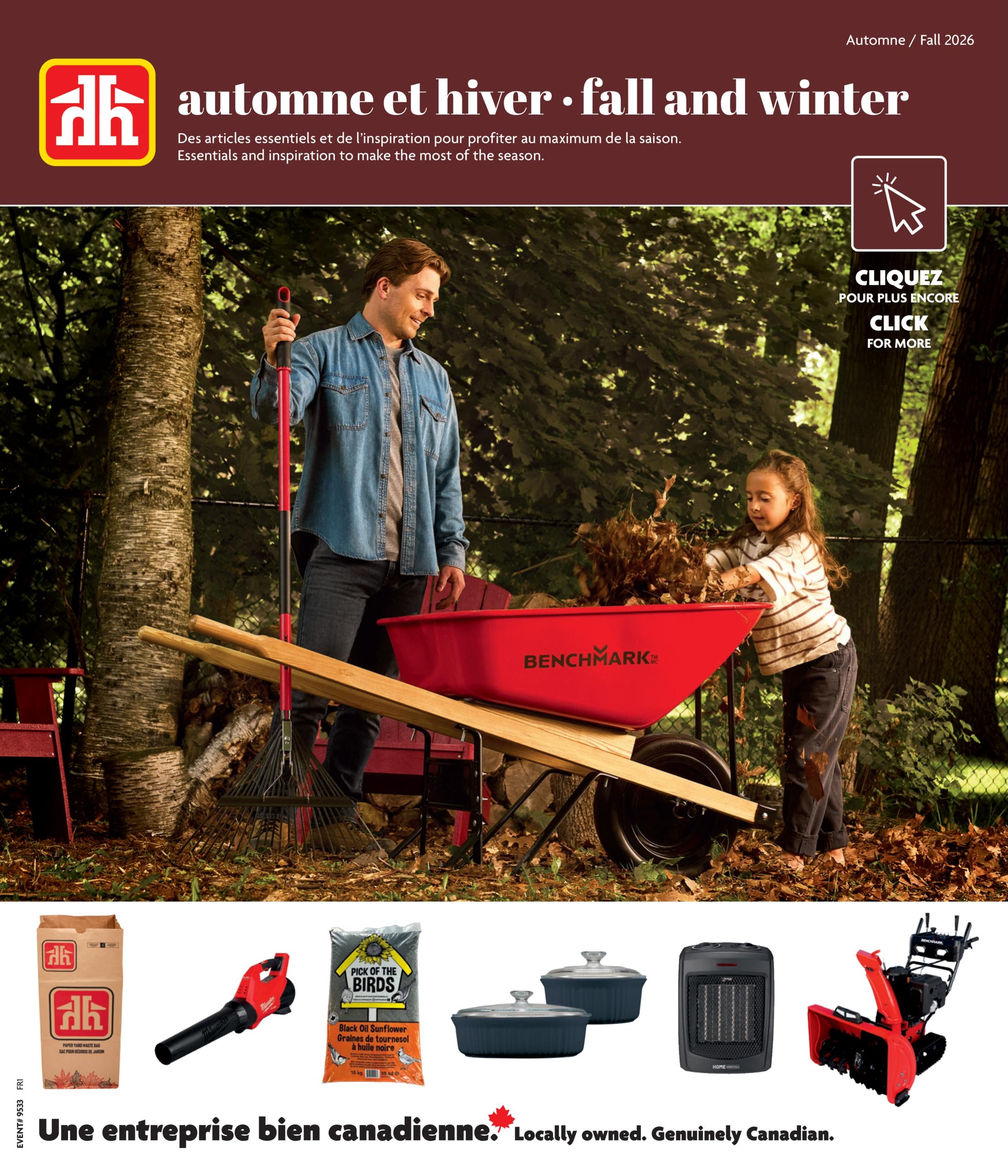 Circulaire Home Hardware Automne Et Hiver — page 1, du 13 août au 4 novembre 2026