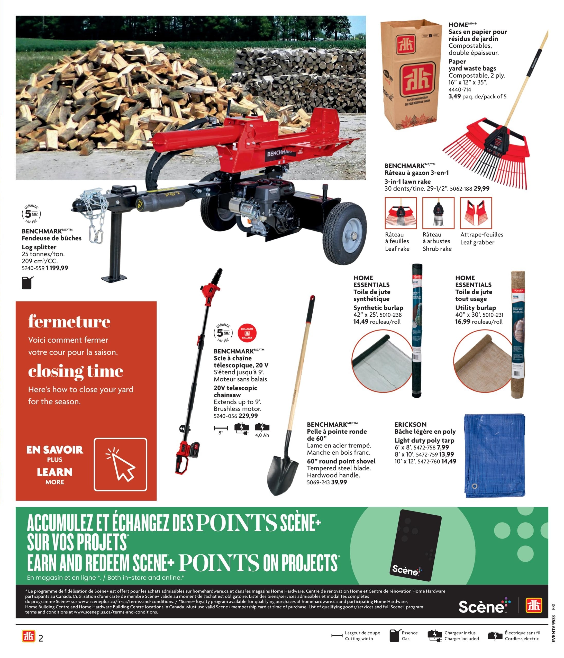 Circulaire Home Hardware Automne Et Hiver — page 2, du 13 août au 4 novembre 2026