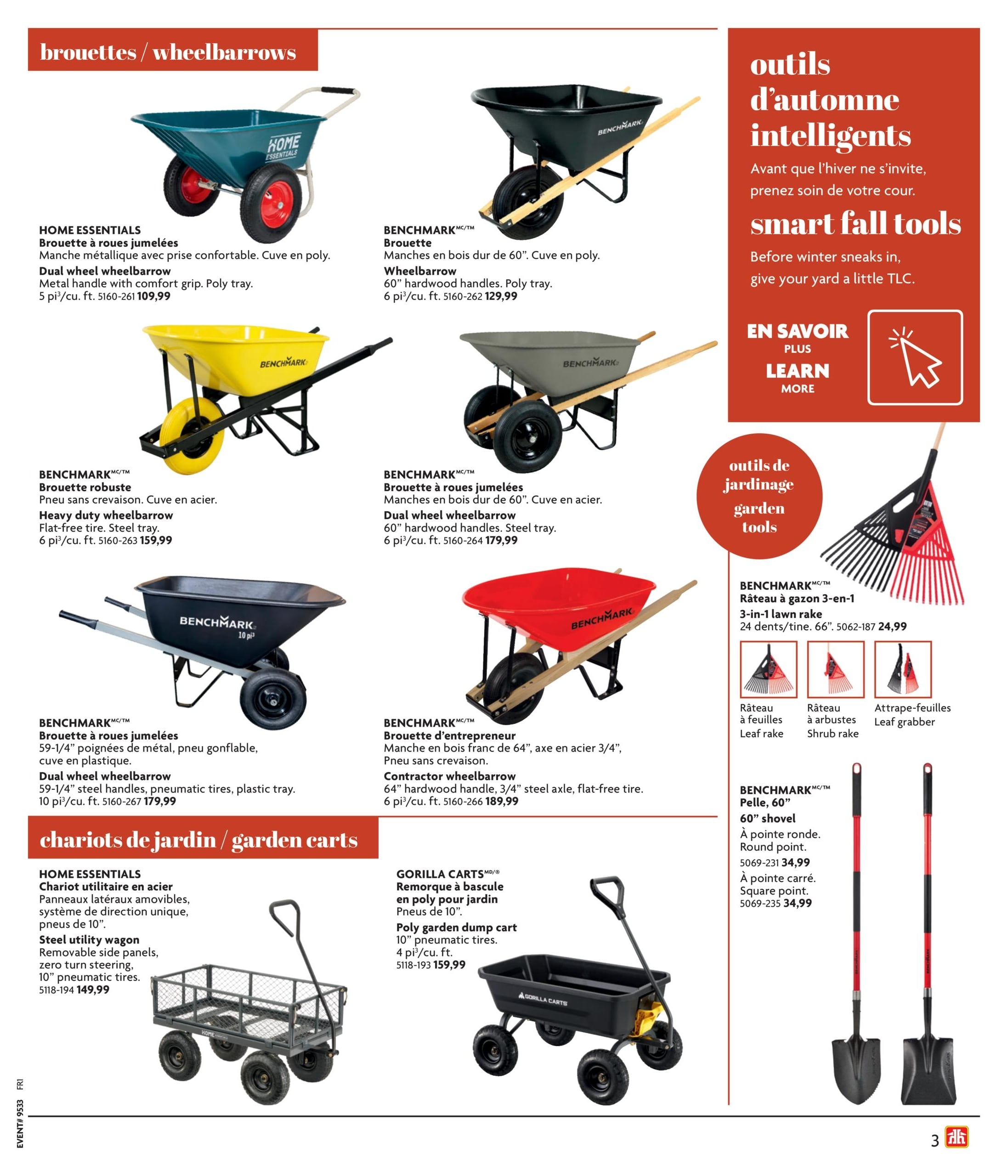 Circulaire Home Hardware Automne Et Hiver — page 3, du 13 août au 4 novembre 2026
