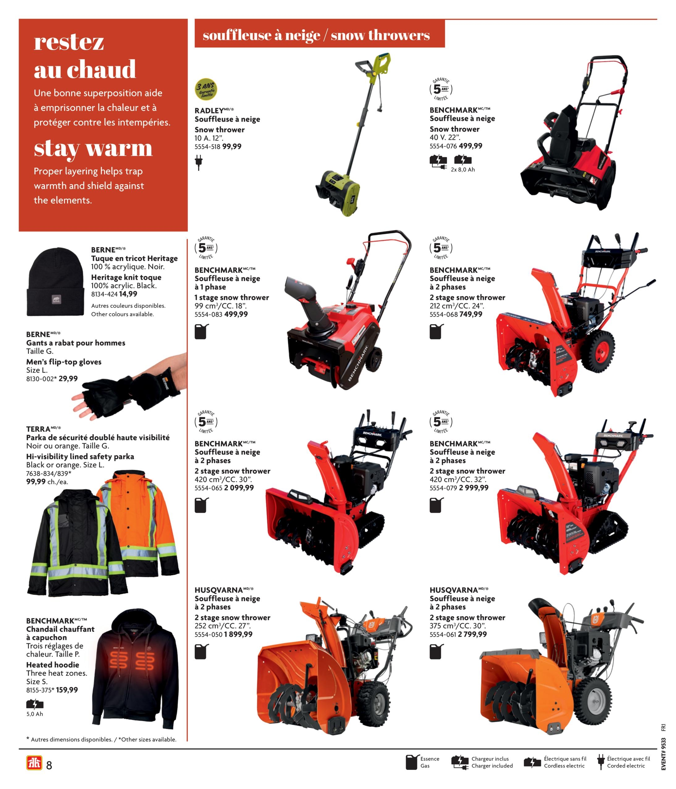 Circulaire Home Hardware Automne Et Hiver — page 8, du 13 août au 4 novembre 2026