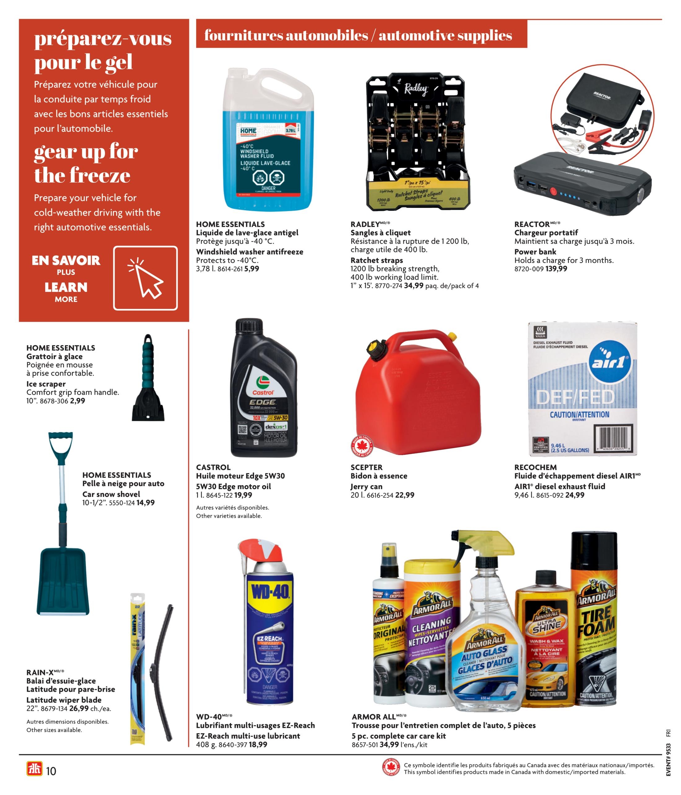 Circulaire Home Hardware Automne Et Hiver — page 10, du 13 août au 4 novembre 2026