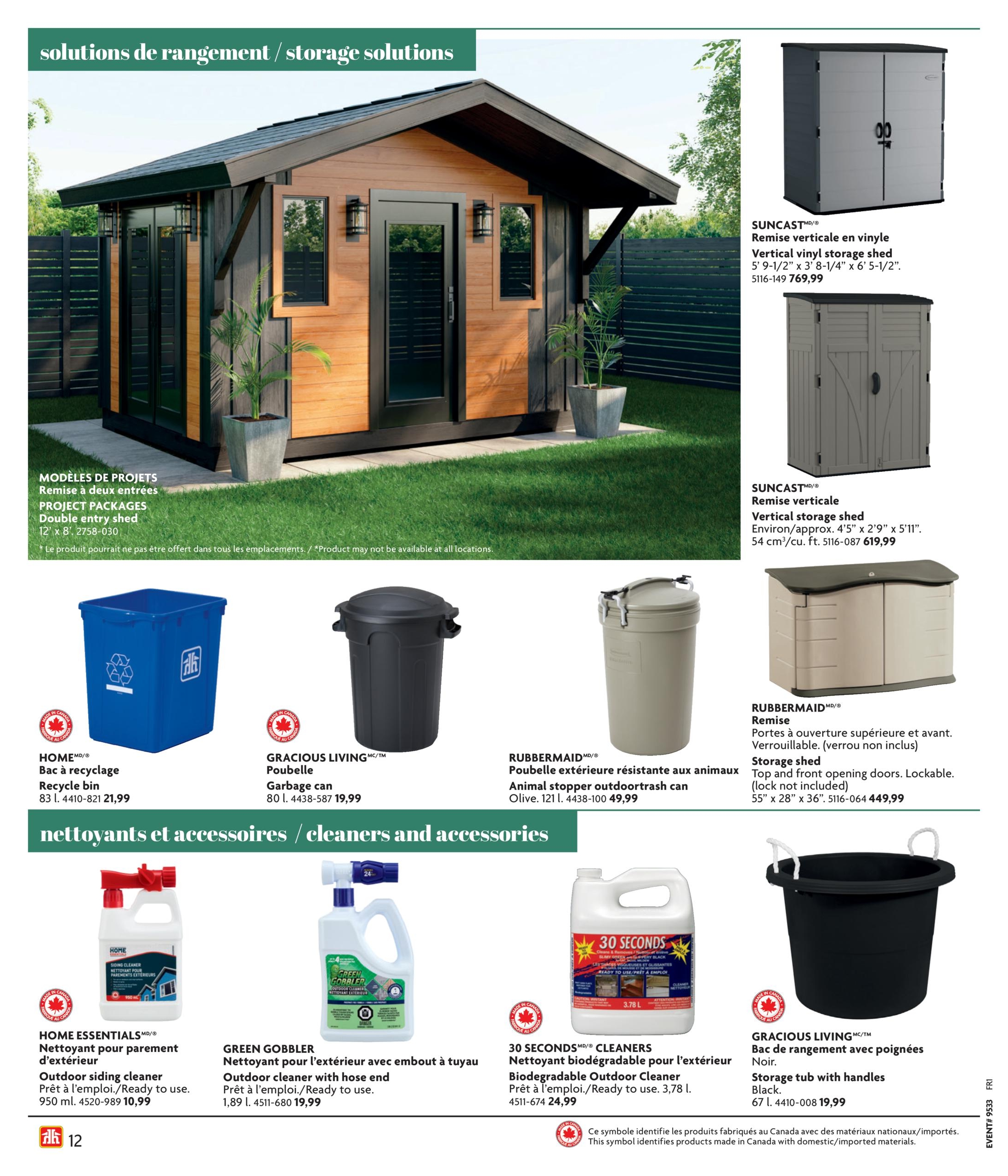 Circulaire Home Hardware Automne Et Hiver — page 12, du 13 août au 4 novembre 2026