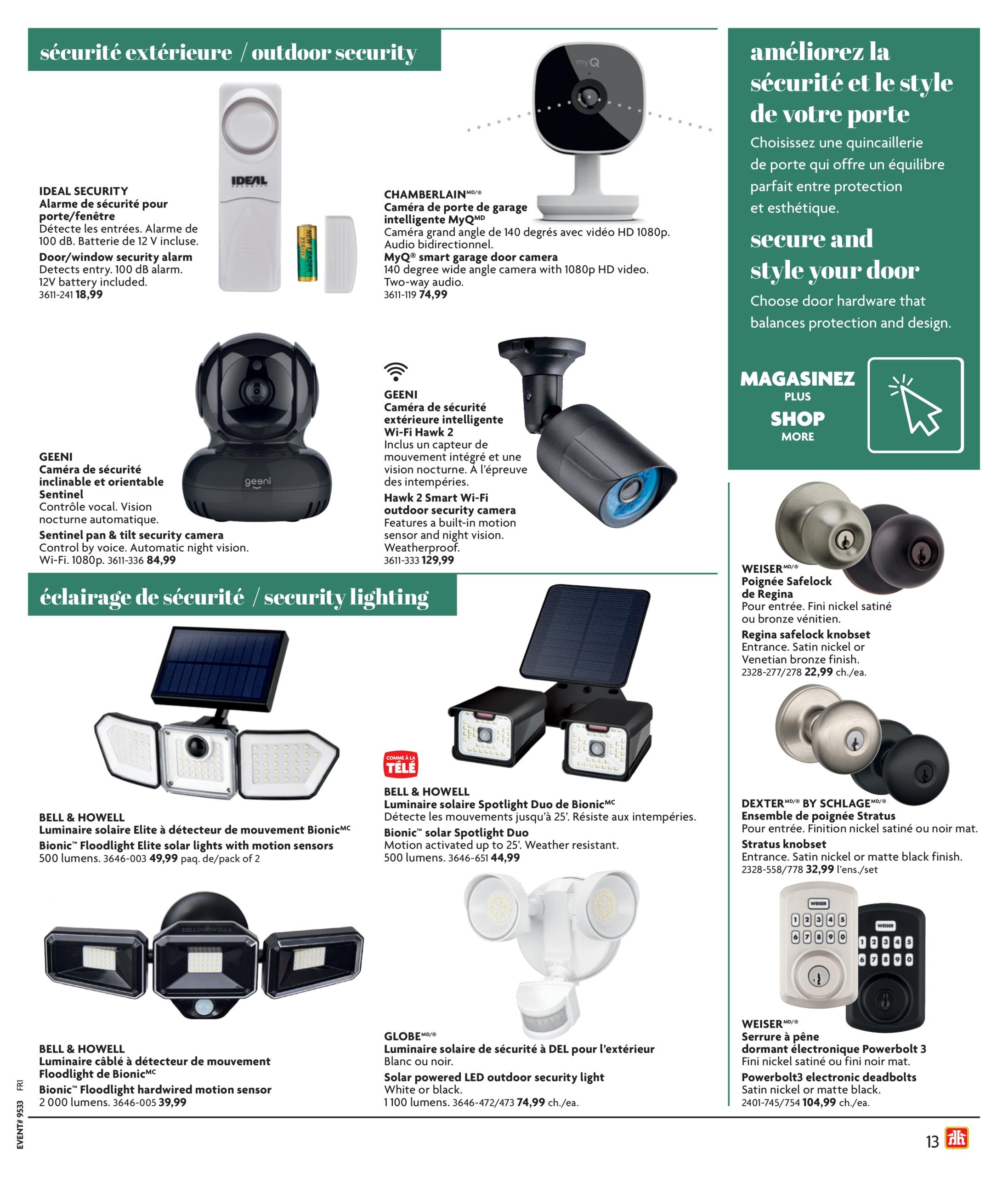 Circulaire Home Hardware Automne Et Hiver — page 13, du 13 août au 4 novembre 2026