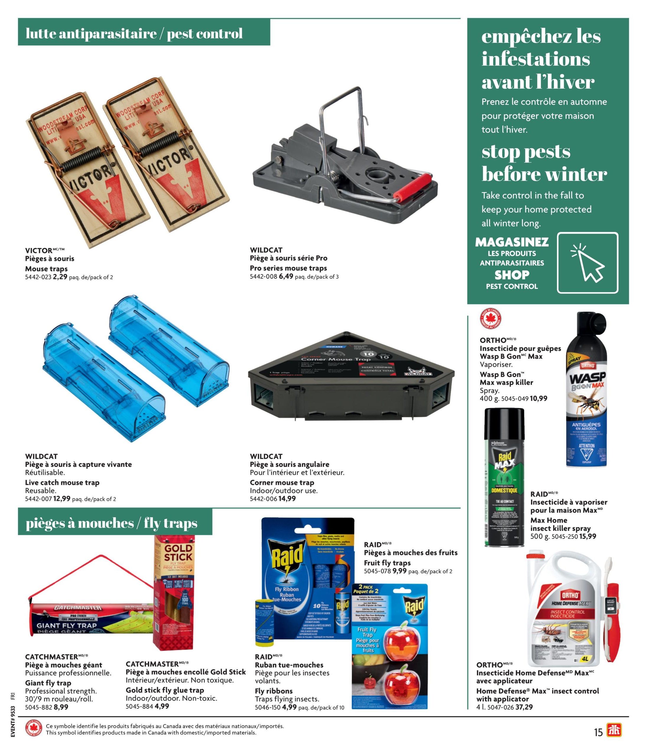 Circulaire Home Hardware Automne Et Hiver — page 15, du 13 août au 4 novembre 2026