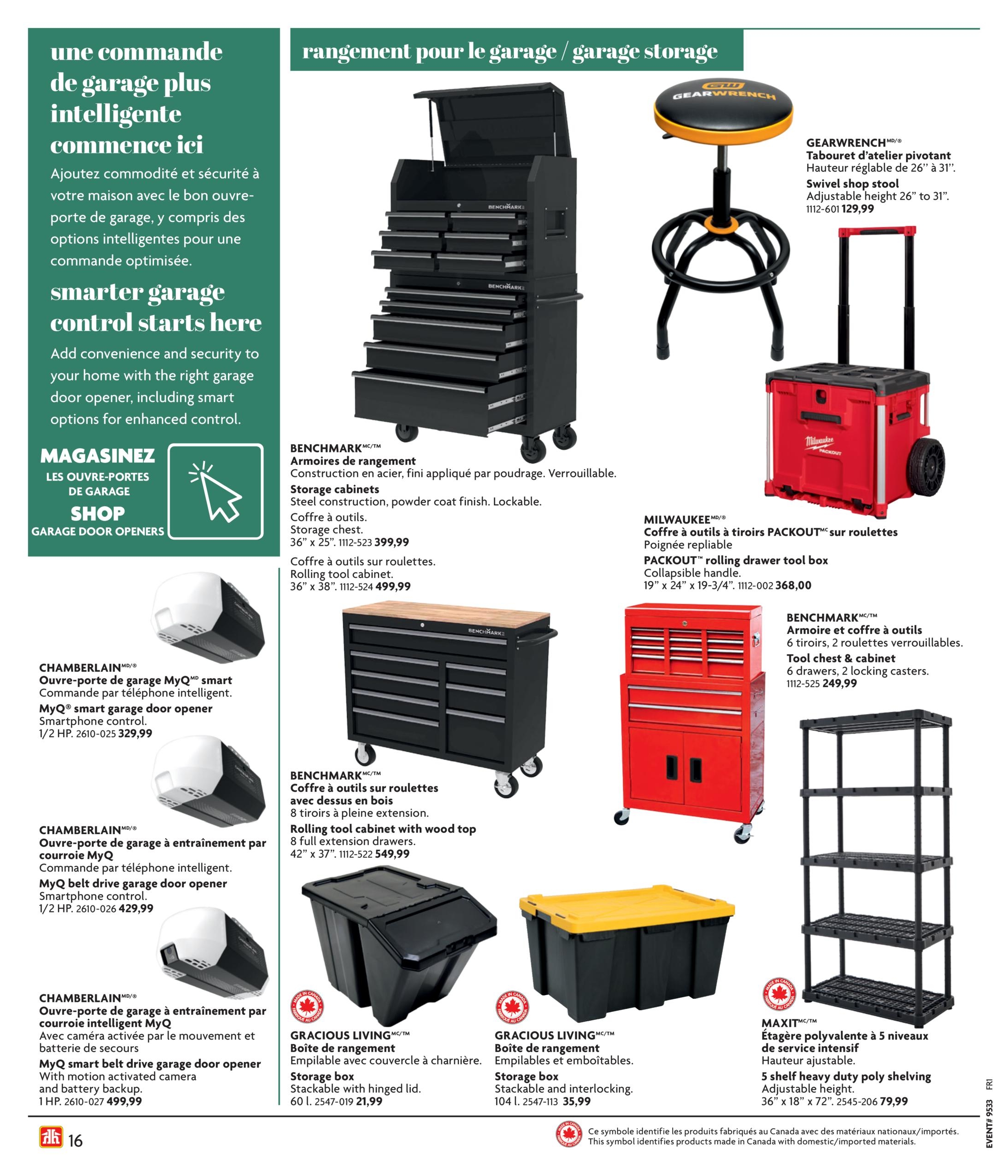Circulaire Home Hardware Automne Et Hiver — page 16, du 13 août au 4 novembre 2026