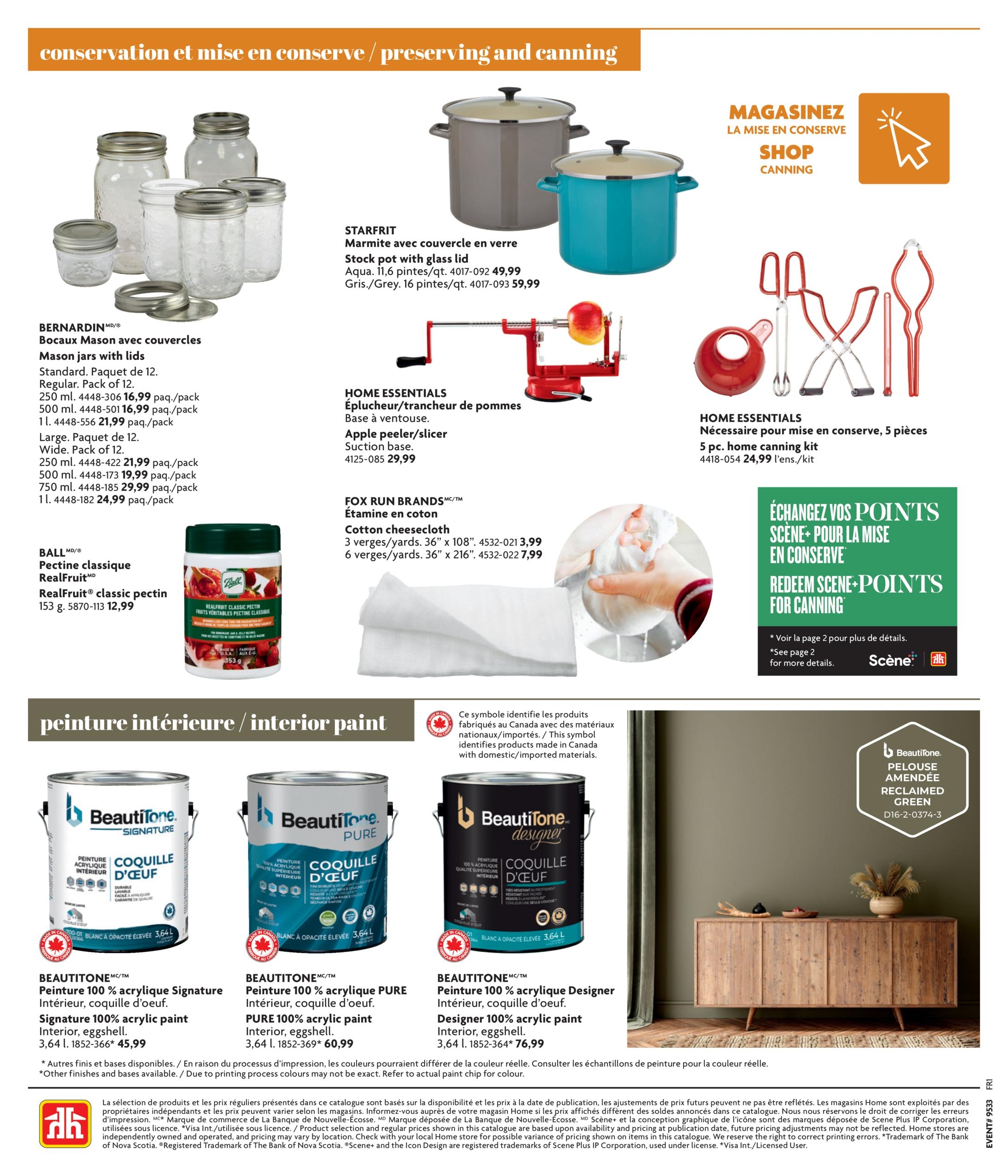 Circulaire Home Hardware Automne Et Hiver — page 24, du 13 août au 4 novembre 2026