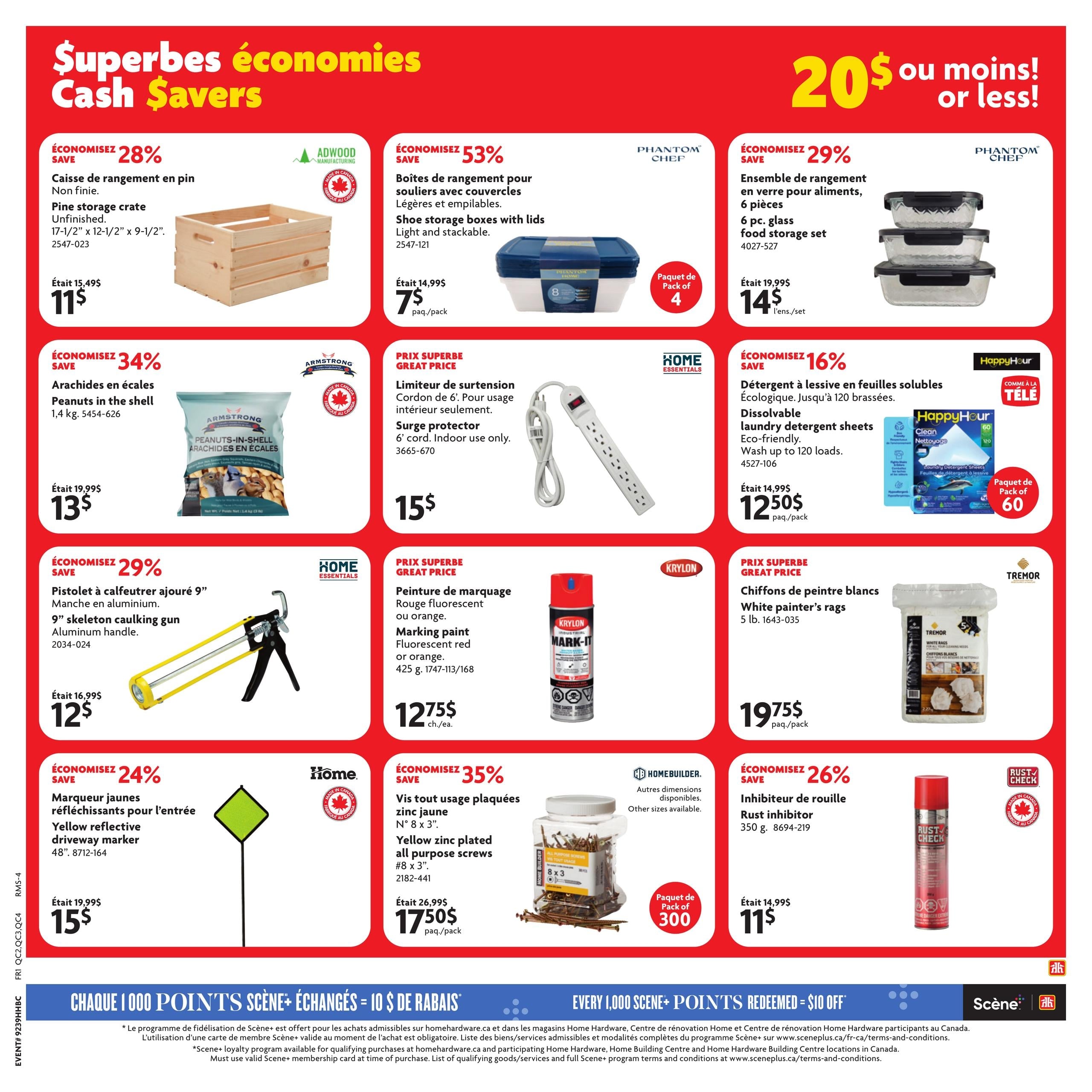 Circulaire Home Hardware Centre De Renovation — page 4, du 24 septembre au 7 octobre 2026