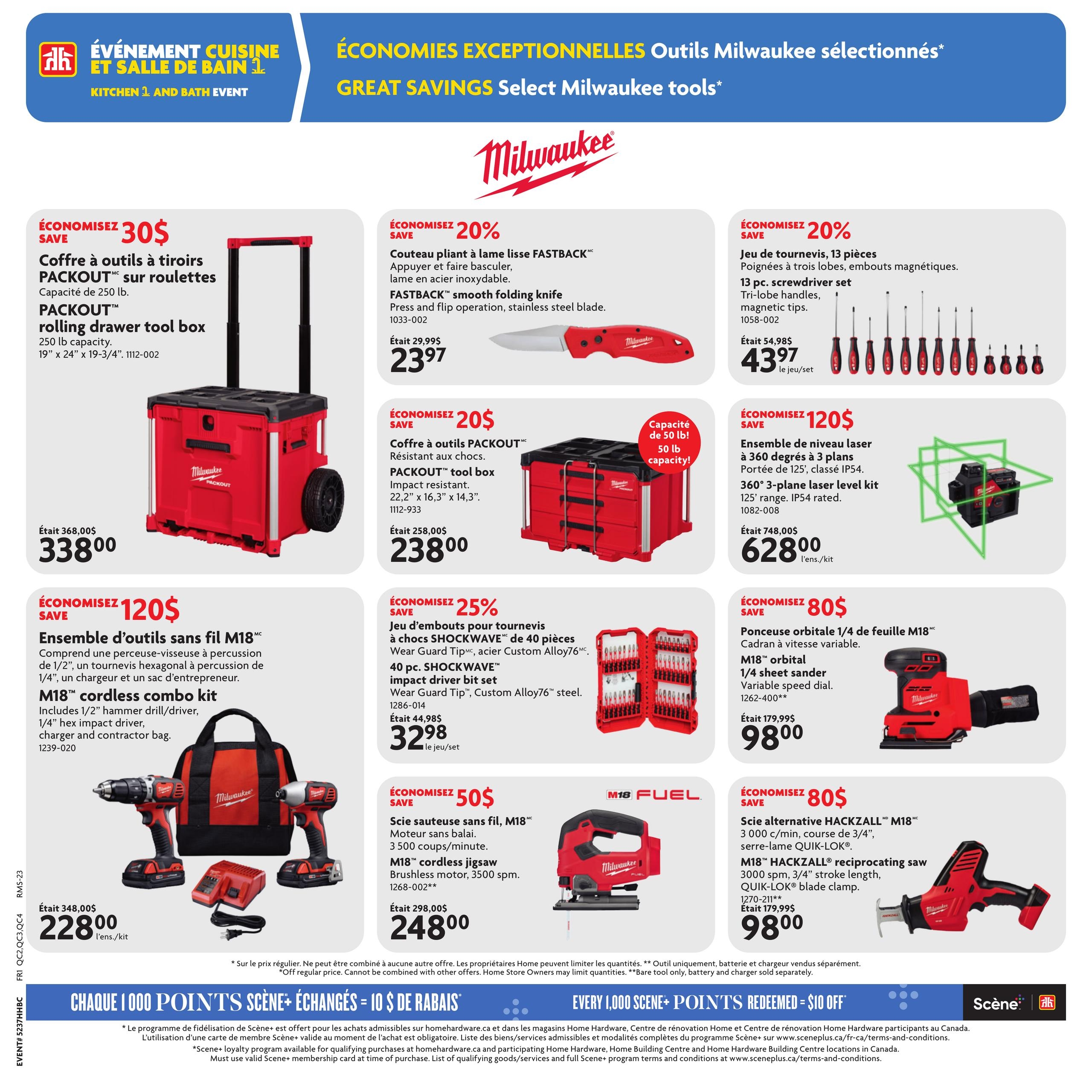Circulaire Home Hardware Centre De Renovation — page 12, du 24 septembre au 7 octobre 2026