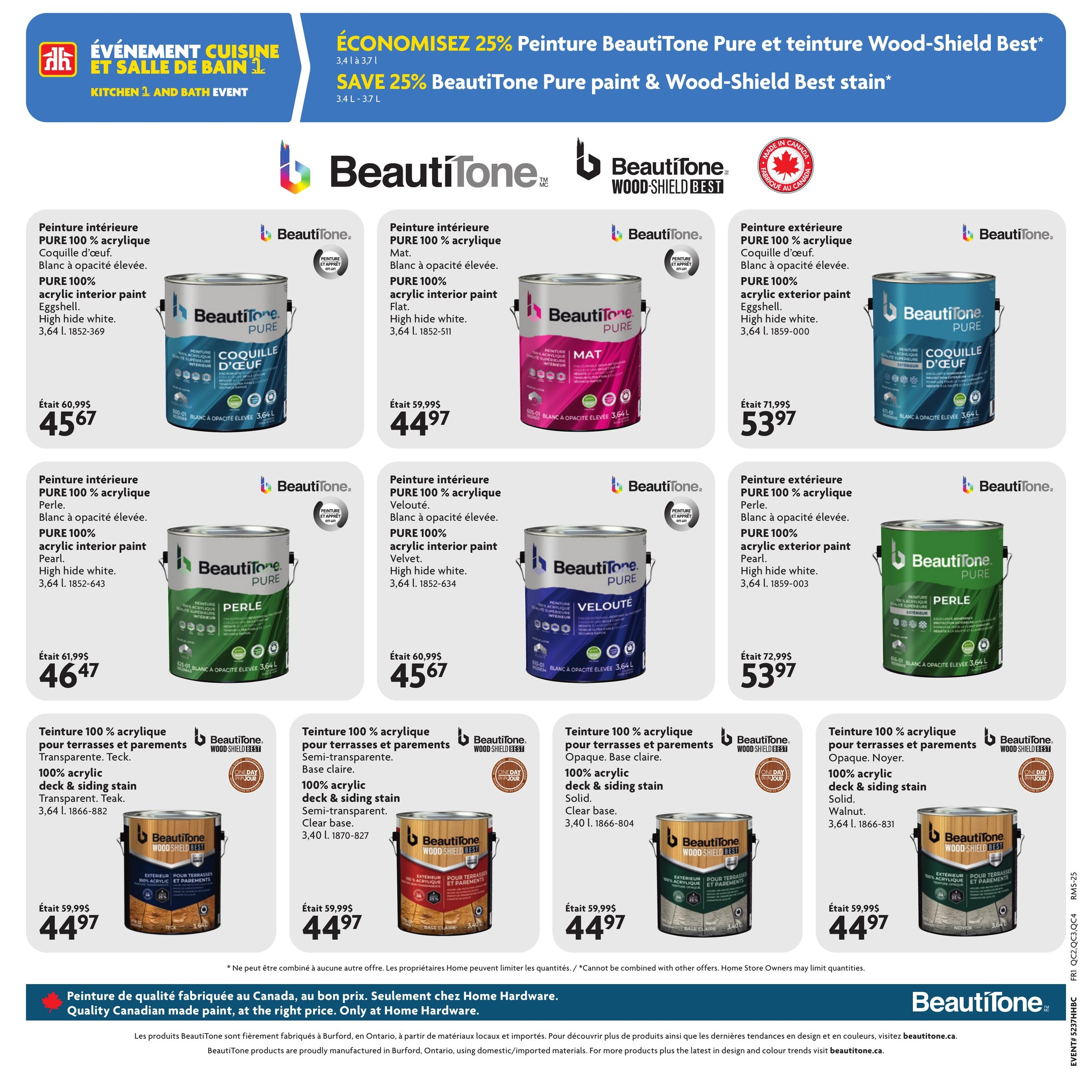 Circulaire Home Hardware Centre De Renovation — page 13, du 24 septembre au 7 octobre 2026