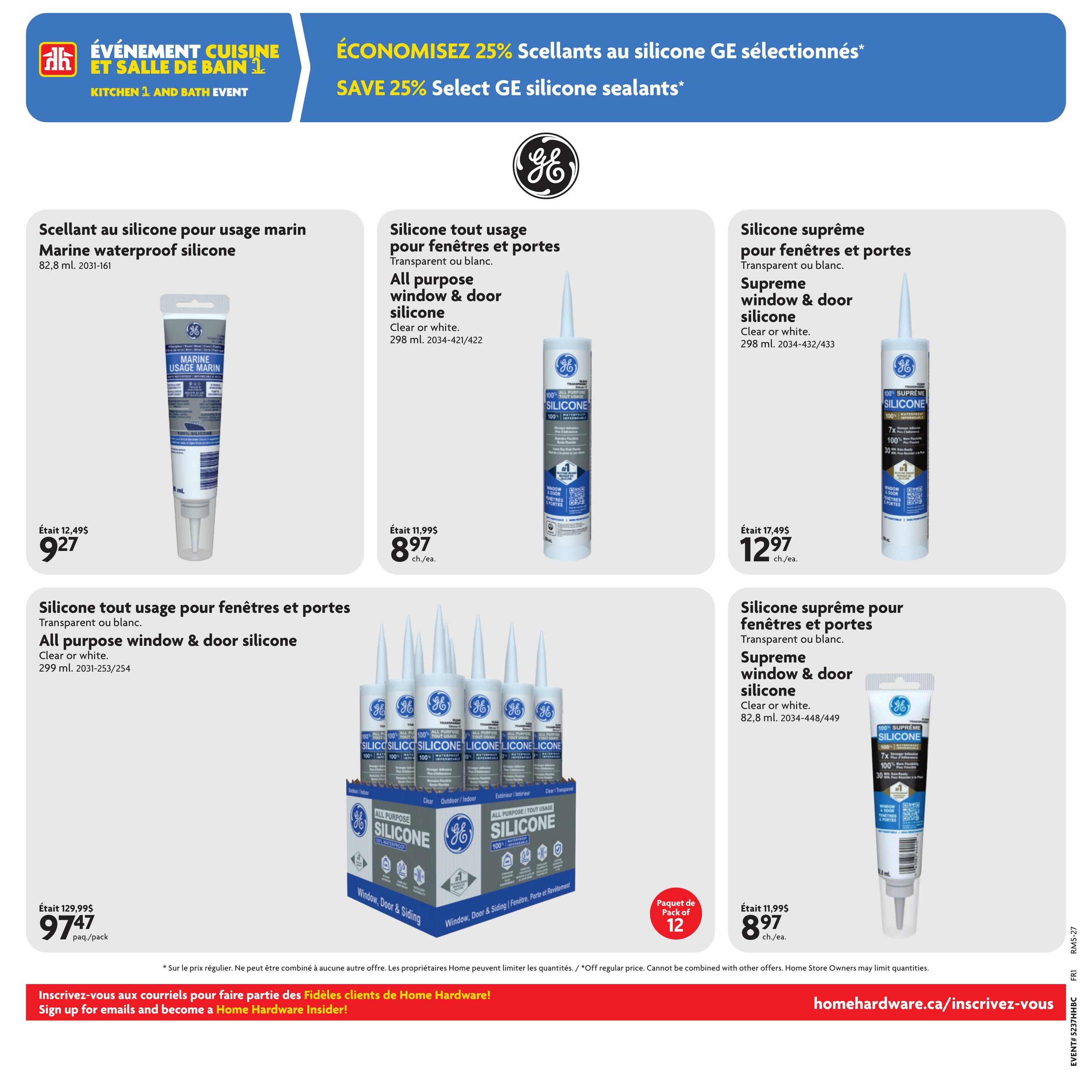 Circulaire Home Hardware Centre De Renovation — page 16, du 24 septembre au 7 octobre 2026