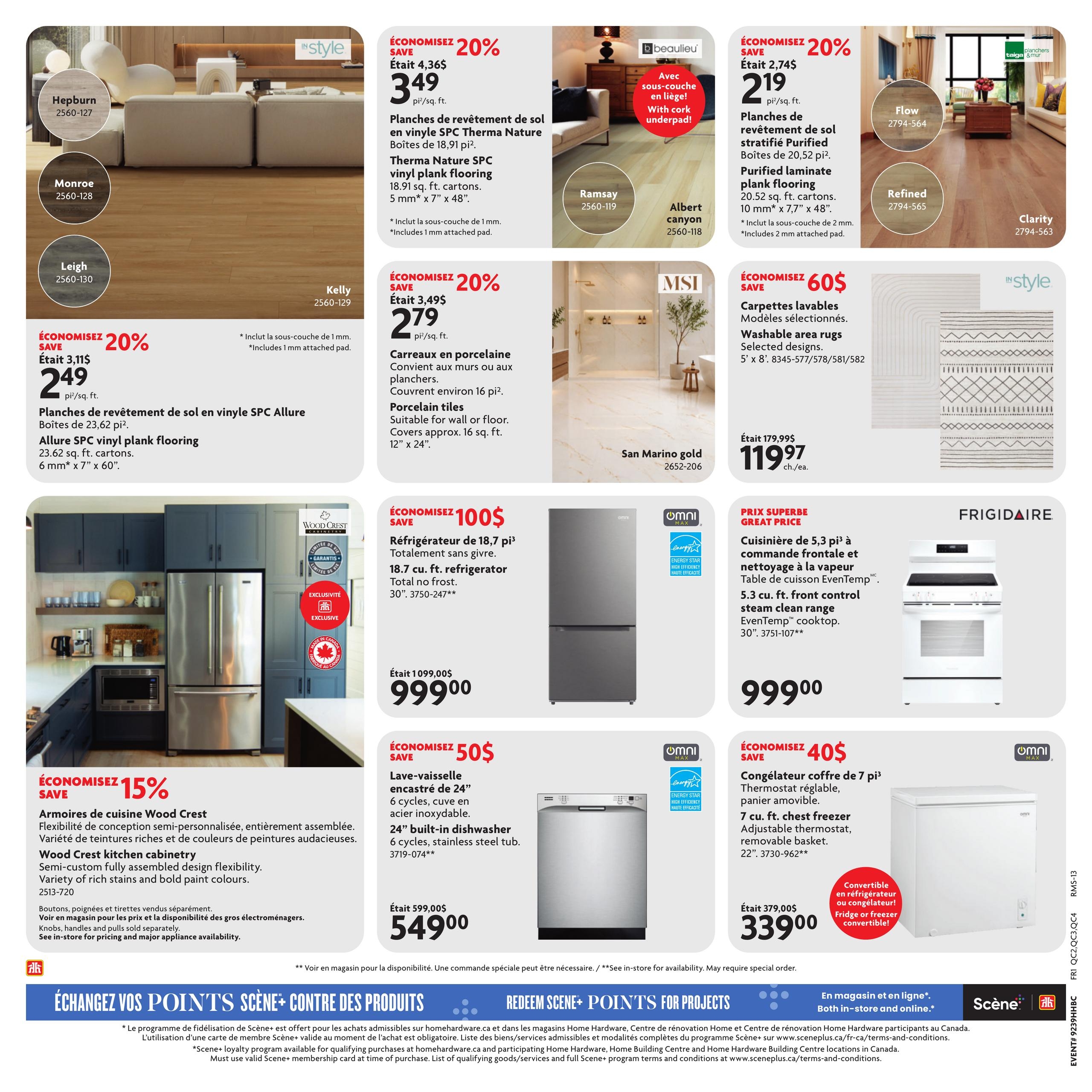 Circulaire Home Hardware Centre De Renovation — page 26, du 24 septembre au 7 octobre 2026