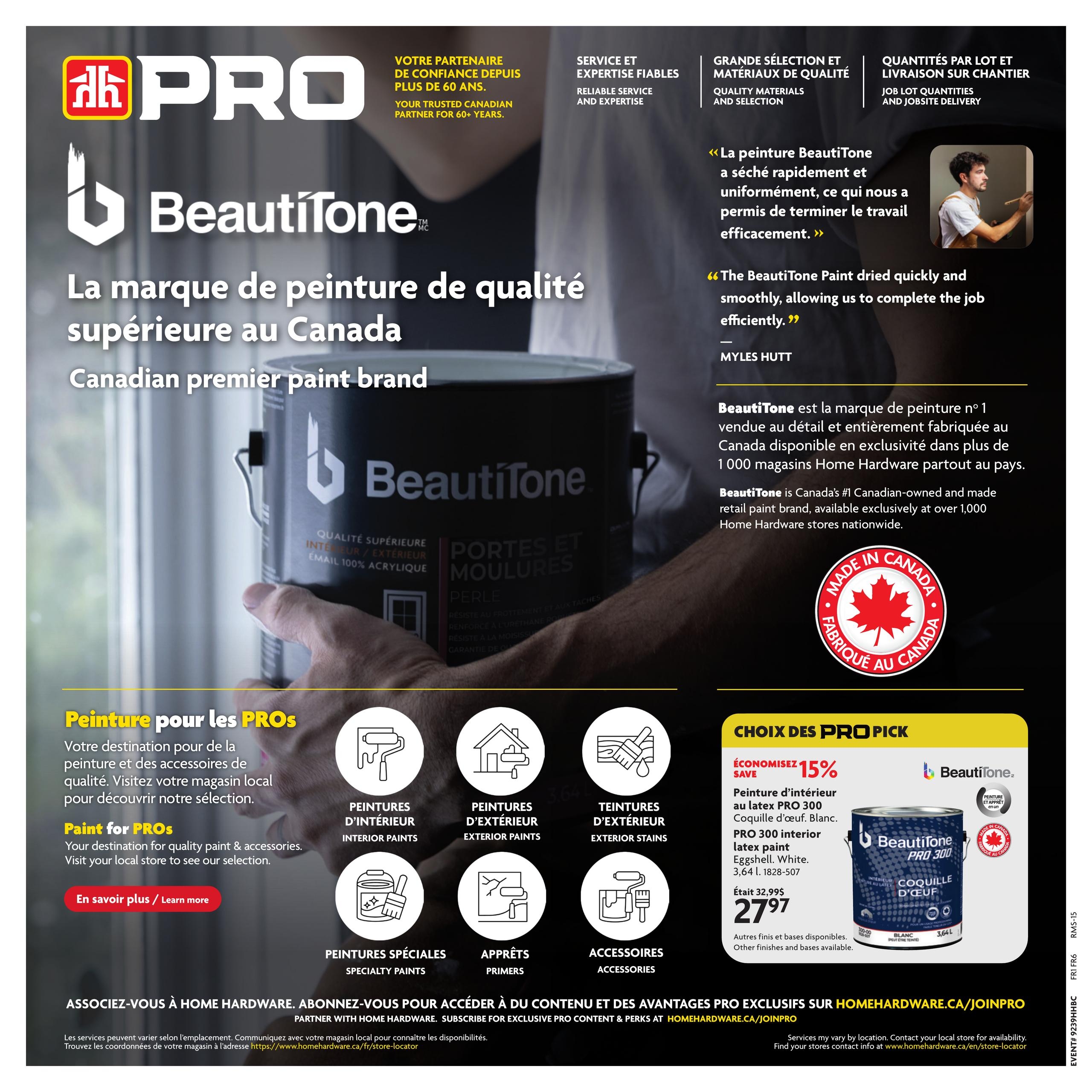Circulaire Home Hardware Centre De Renovation — page 28, du 24 septembre au 7 octobre 2026