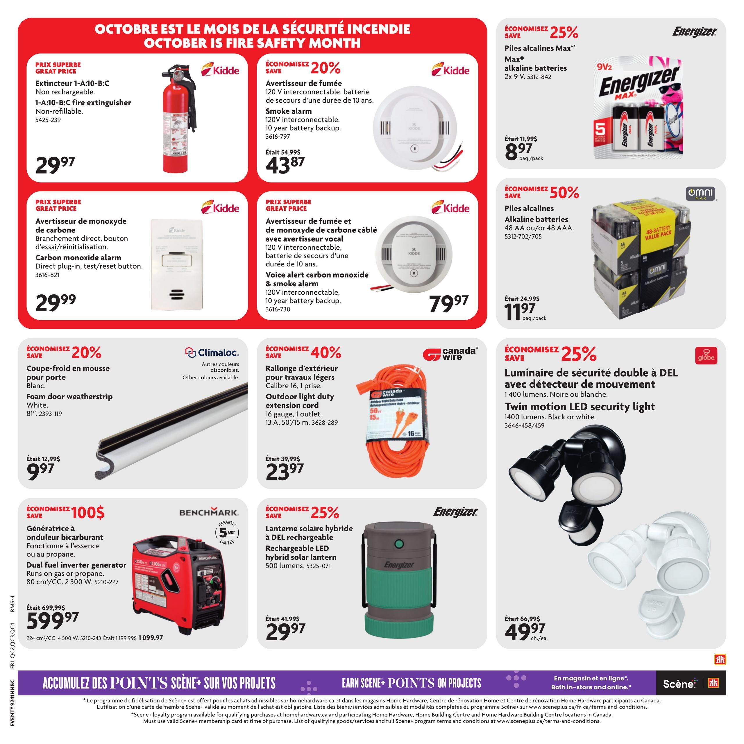 Circulaire Home Hardware Centre De Renovation — page 6, du 8 au 21 octobre 2026