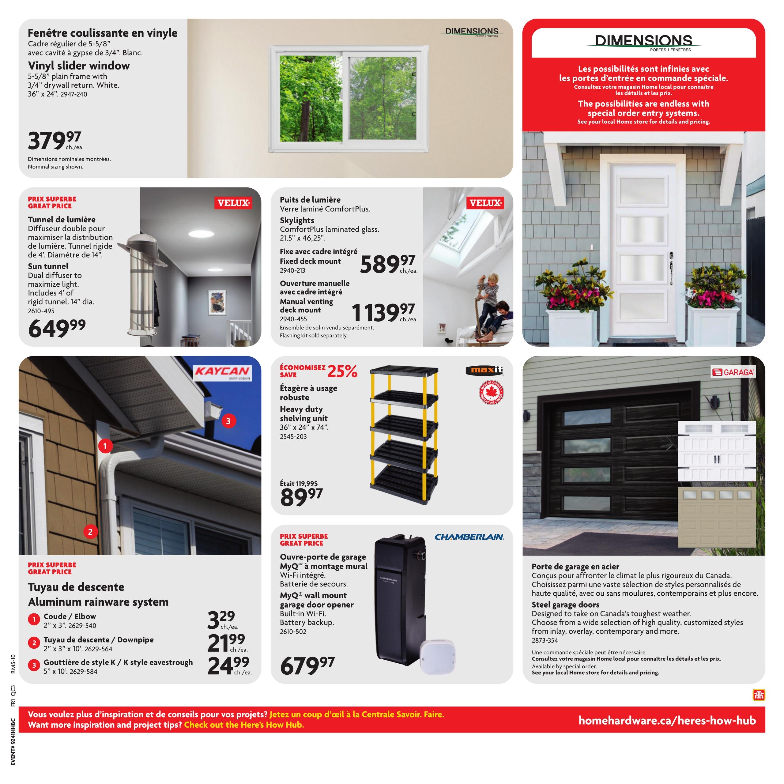 Circulaire Home Hardware Centre De Renovation — page 21, du 8 au 21 octobre 2026