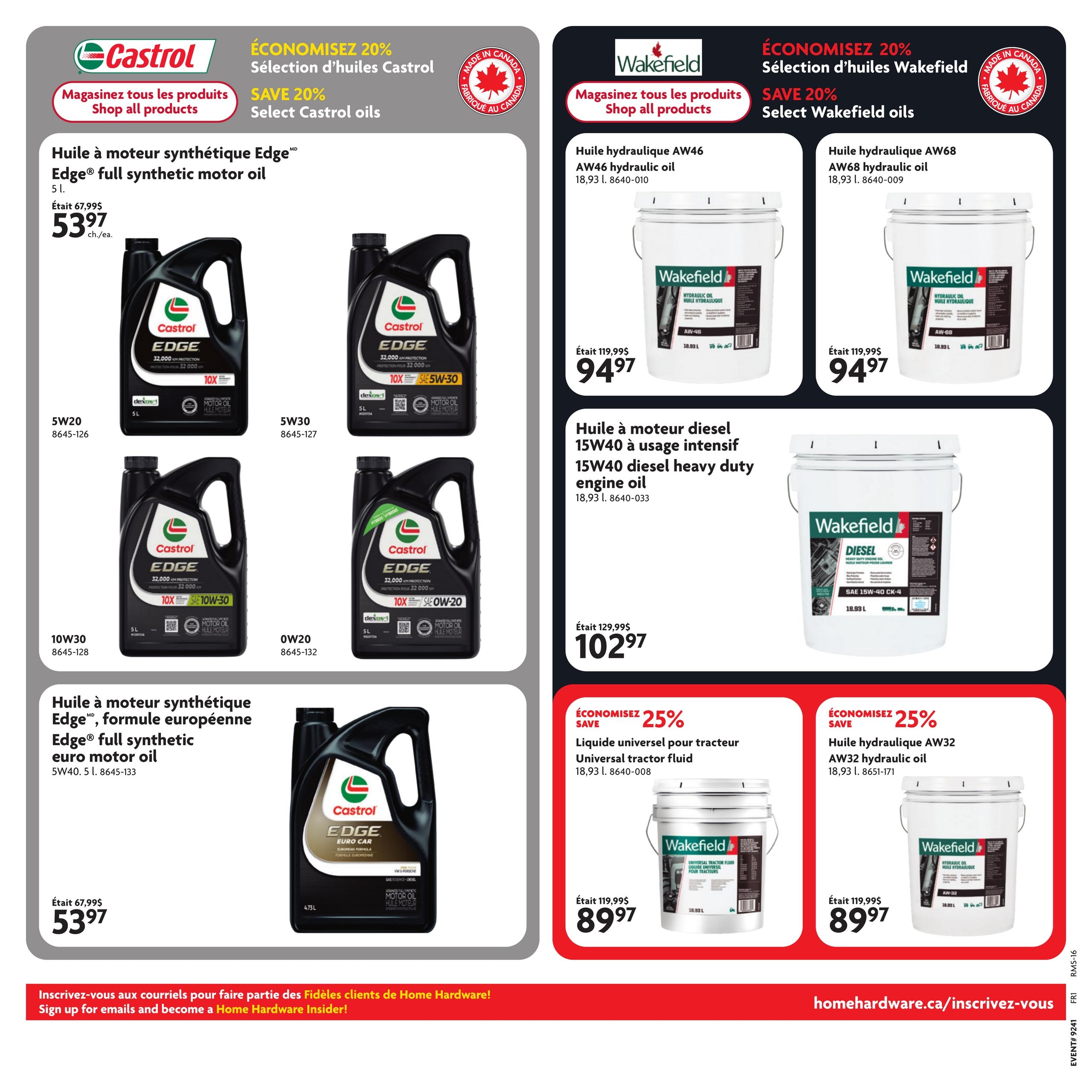 Circulaire Home Hardware Centre De Renovation — page 26, du 8 au 21 octobre 2026