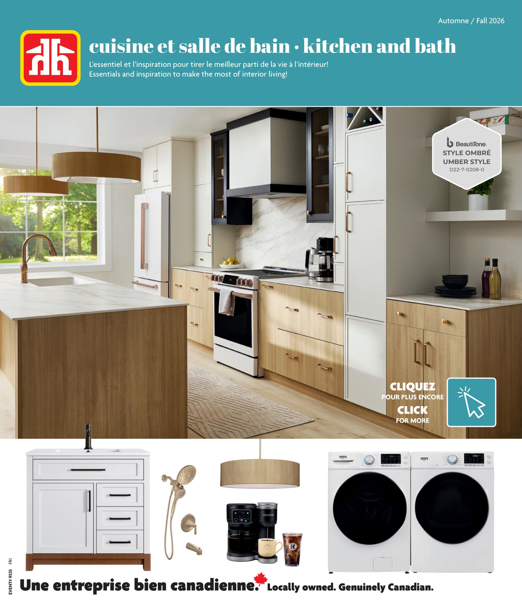 Circulaire Home Hardware Cuisine Et Salle De Bain — page 1, du 27 août au 18 novembre 2026