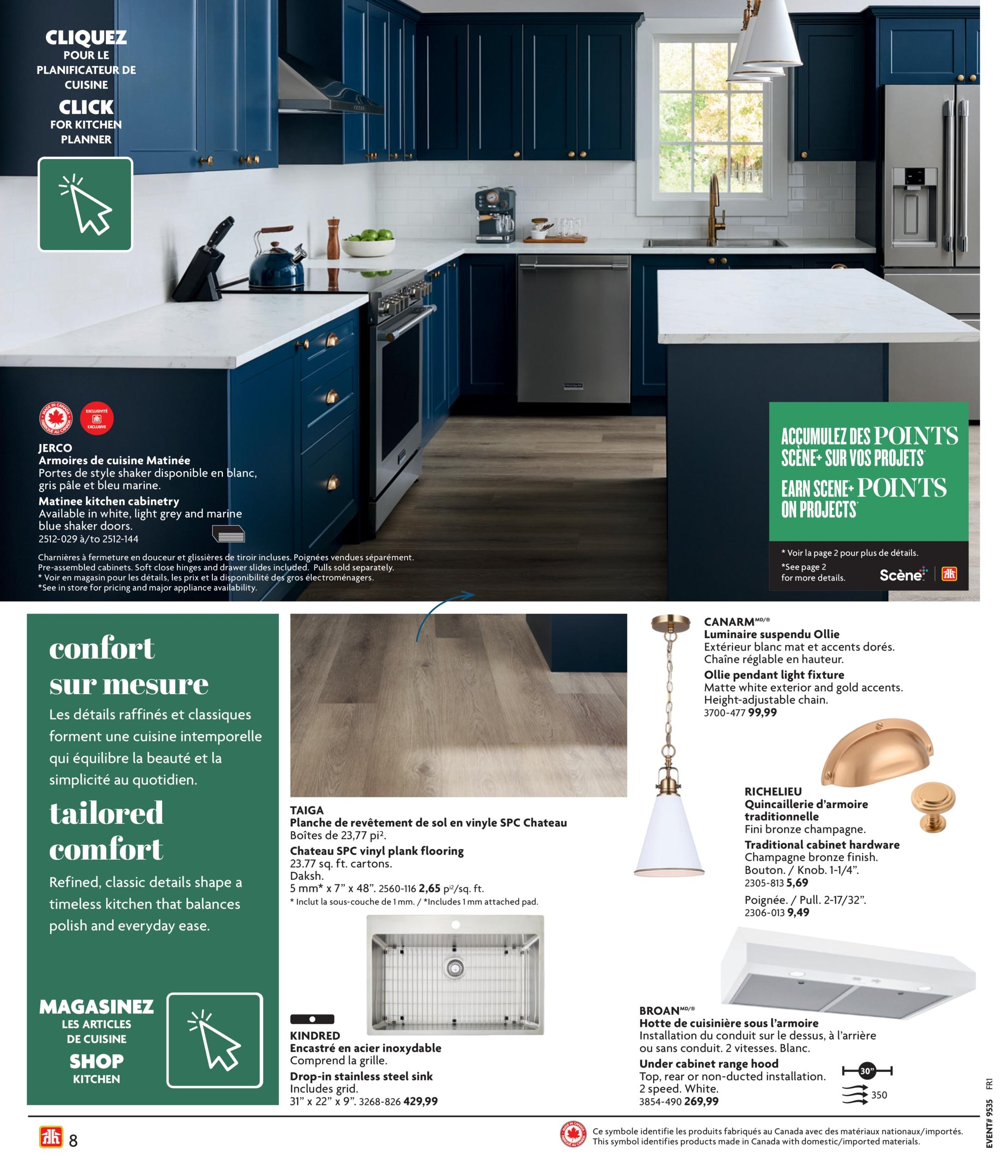 Circulaire Home Hardware Cuisine Et Salle De Bain — page 8, du 27 août au 18 novembre 2026